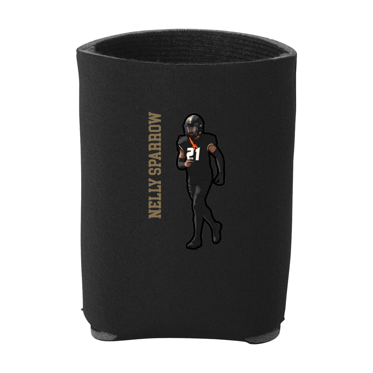 Can Holder — Name Vertical in Black