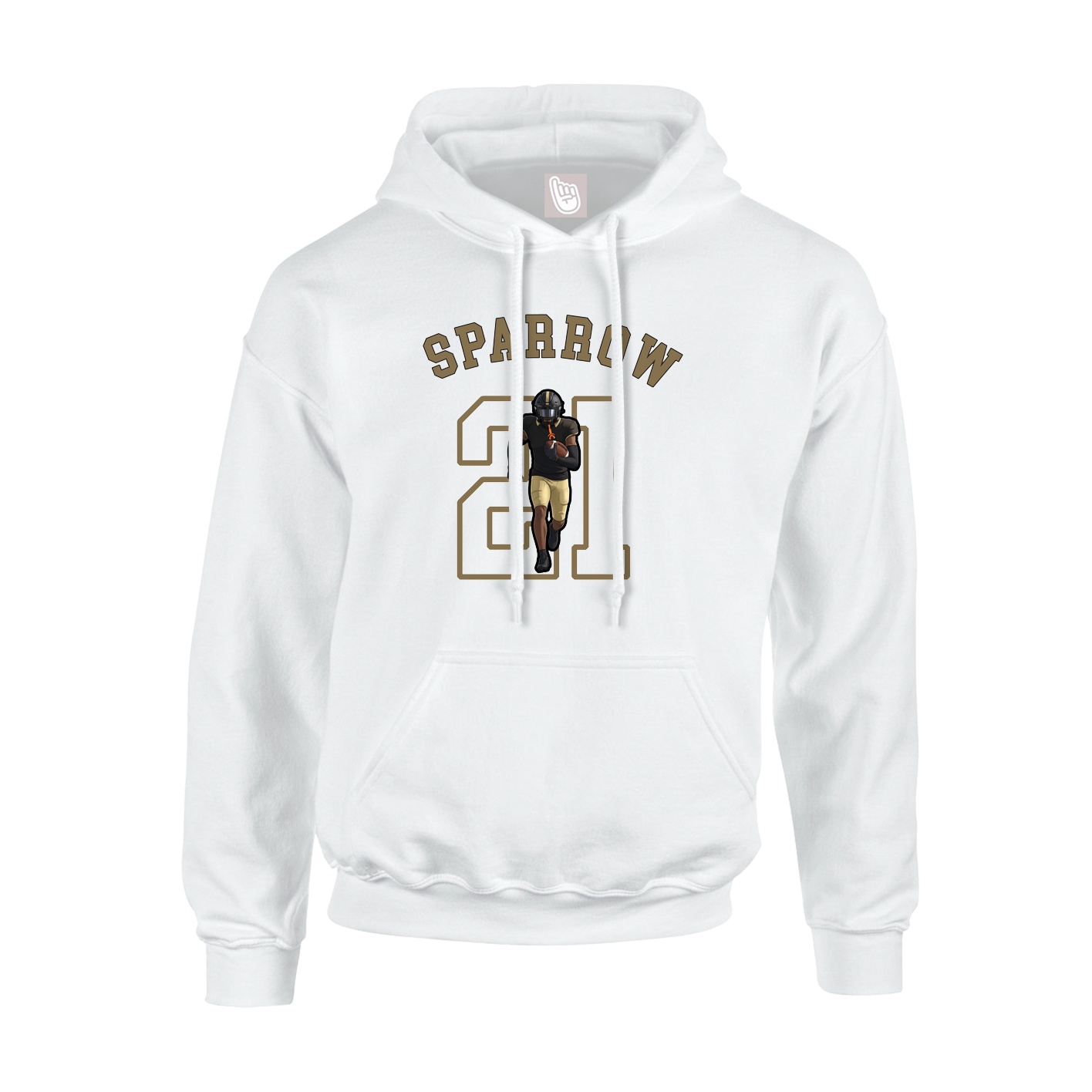Hoodie — Shirsey Arch in White