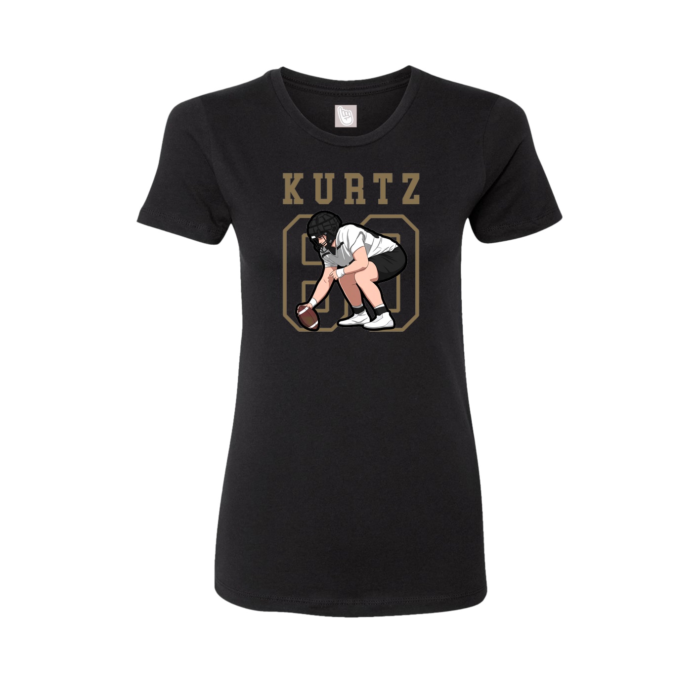 Fitted Women's Tee — Shirsey in Black