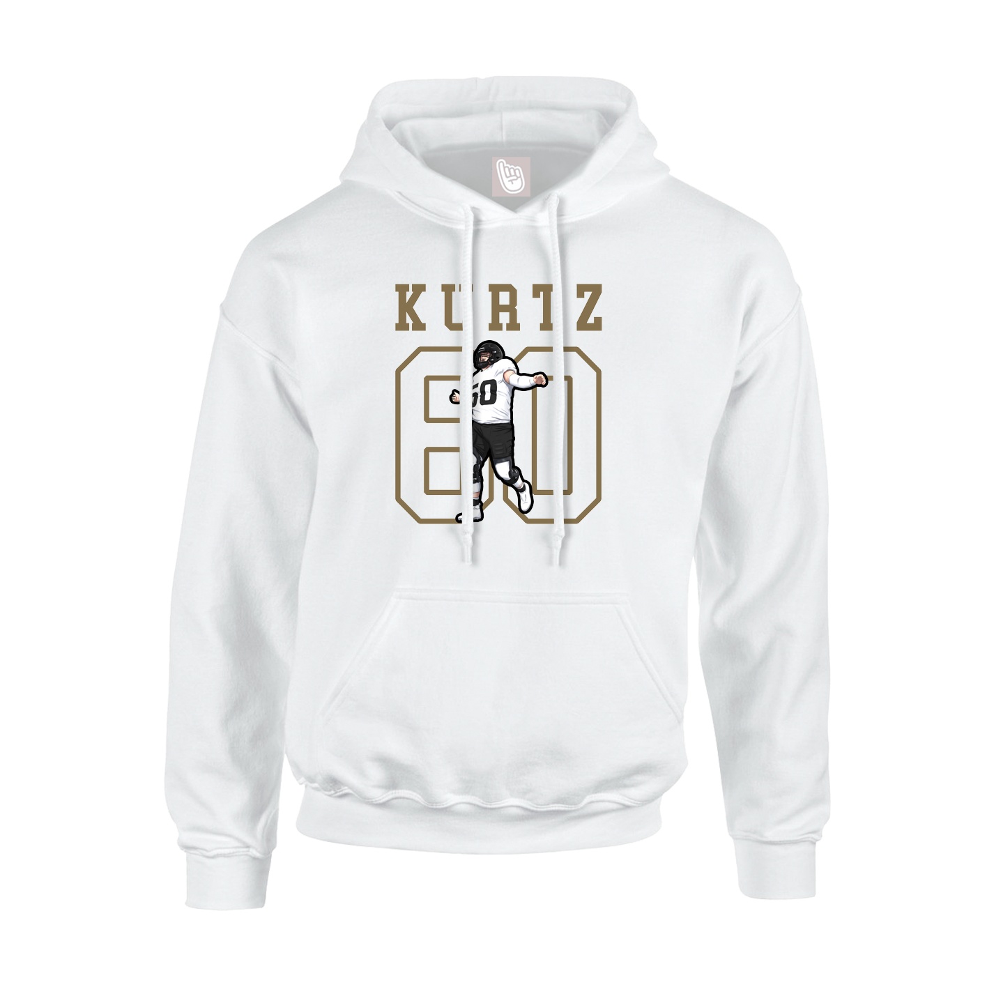 Hoodie — Shirsey in White