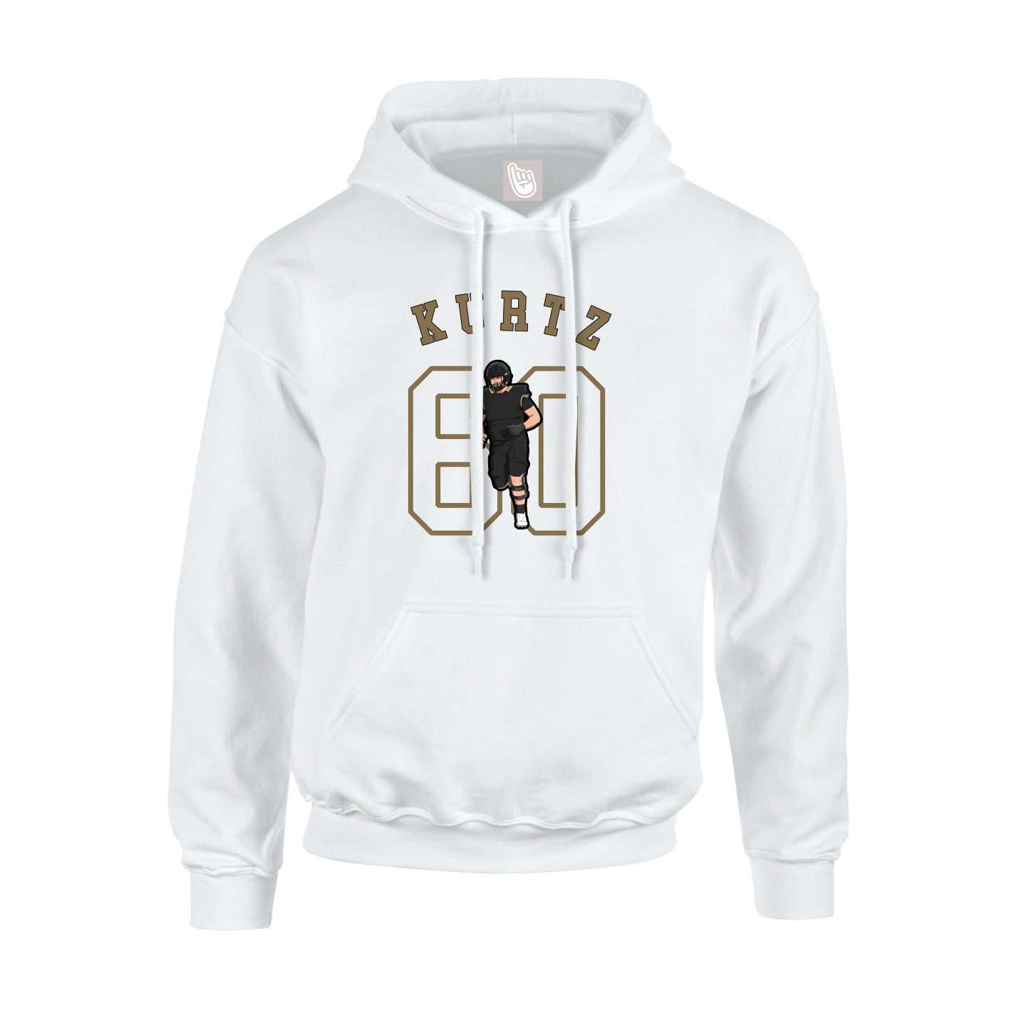 Hoodie — Shirsey Arch in White