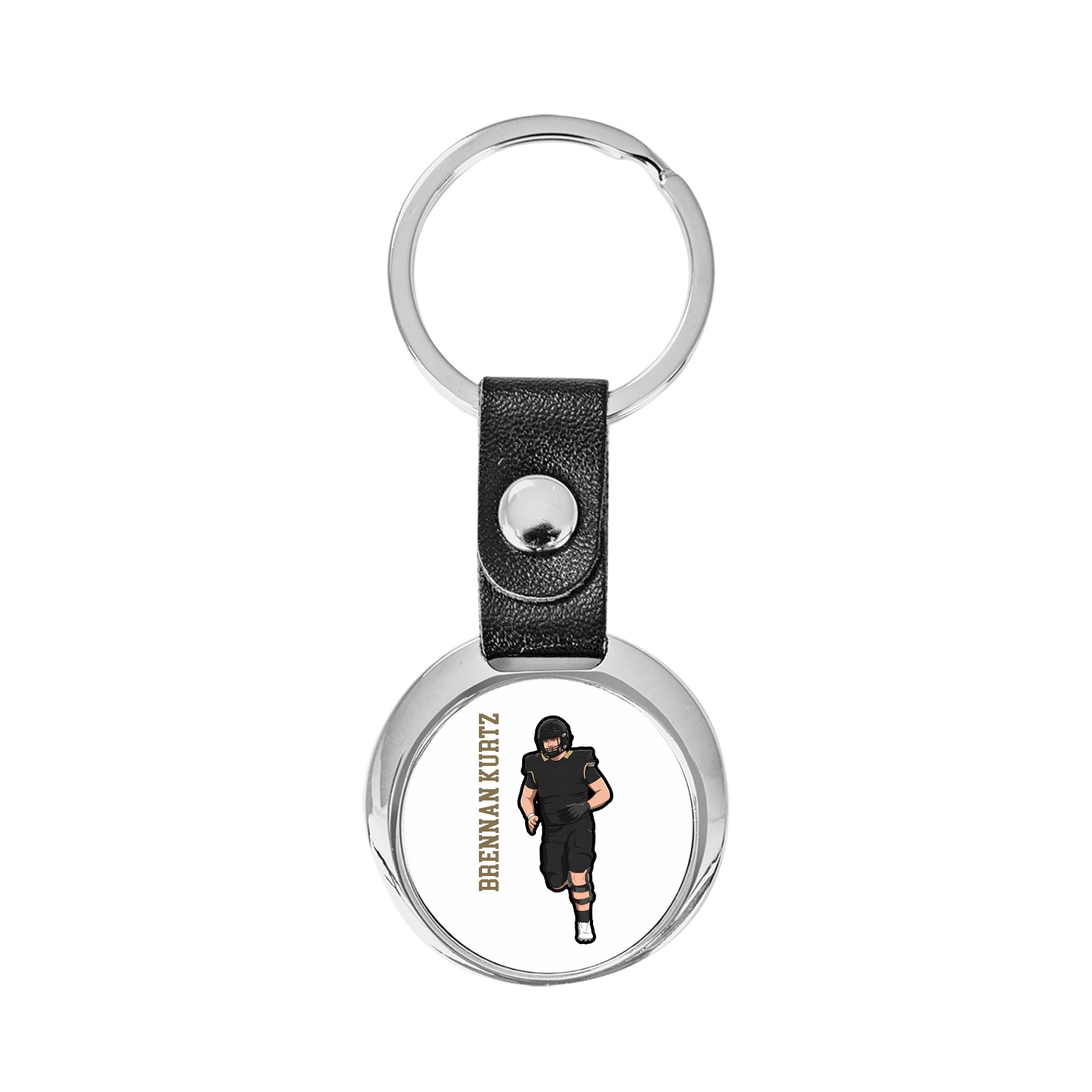 Key Chain — Name Vertical in Classic