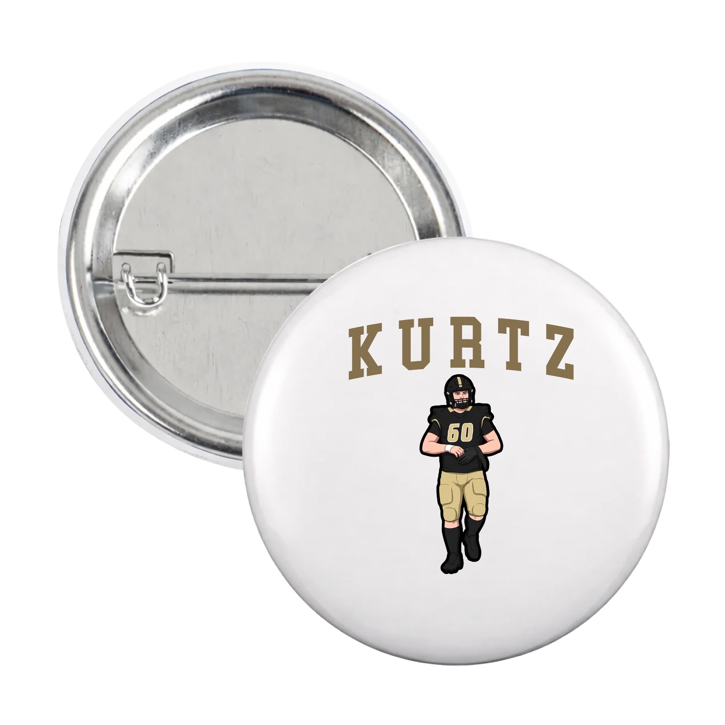Game Day Button — Shirsey in White