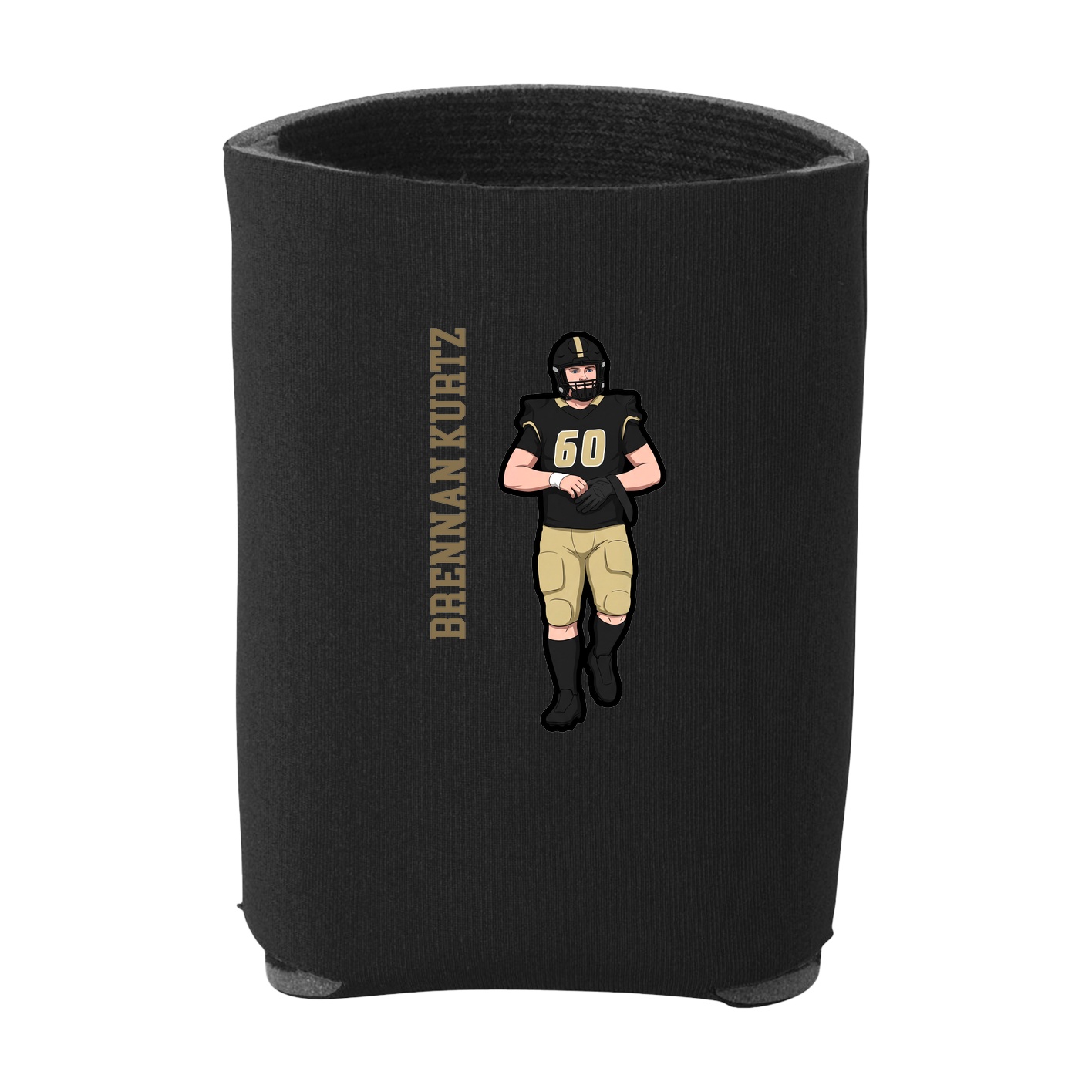 Can Holder — Name Vertical in Black