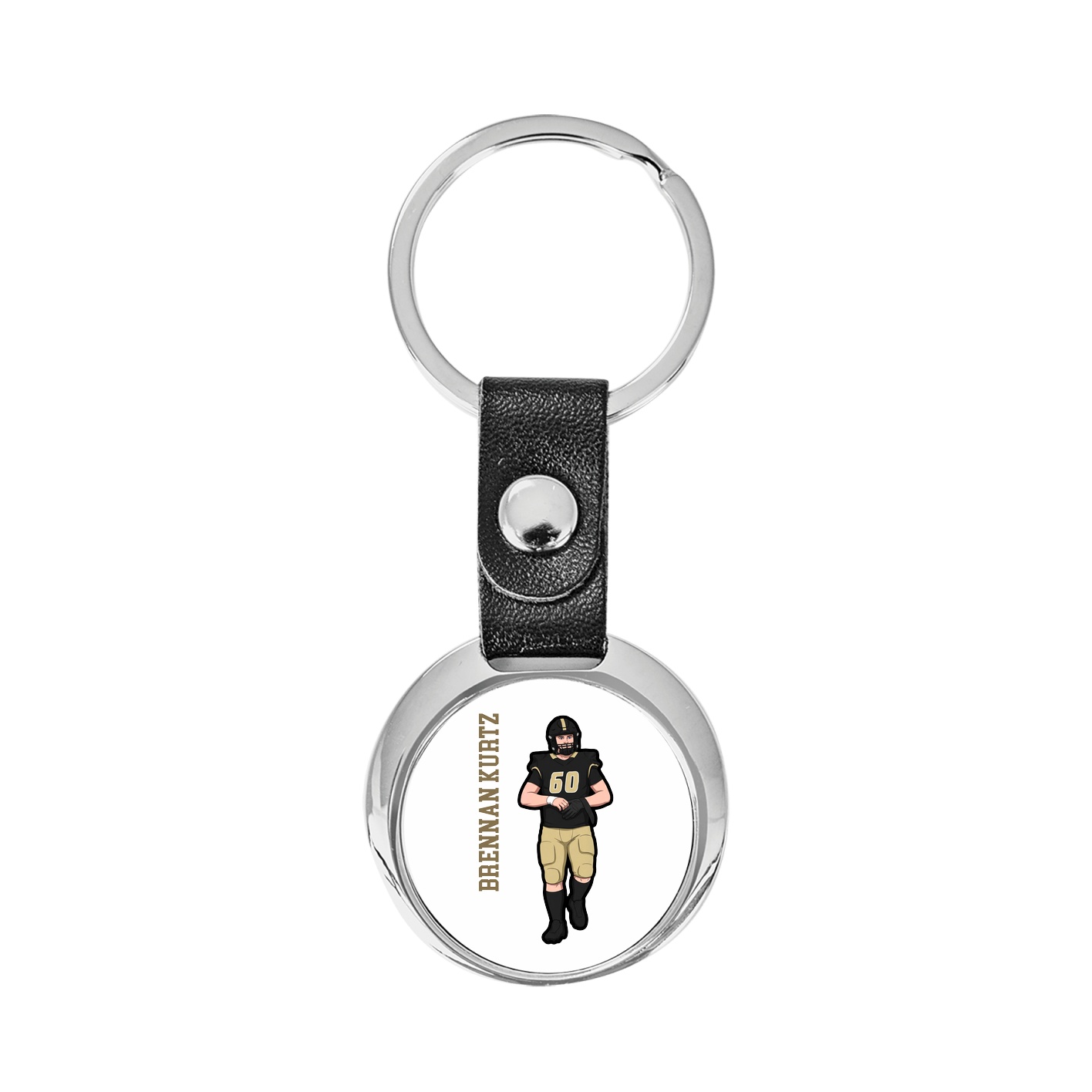 Key Chain — Name Vertical in Classic