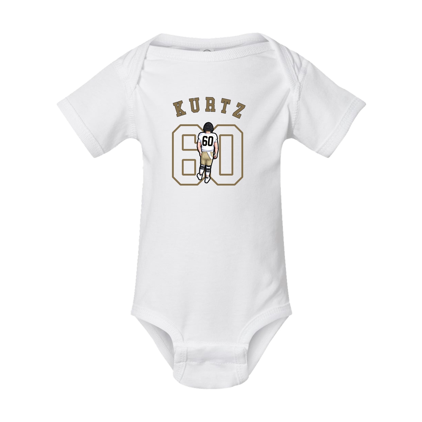 Baby Onesie — Shirsey Arch in White