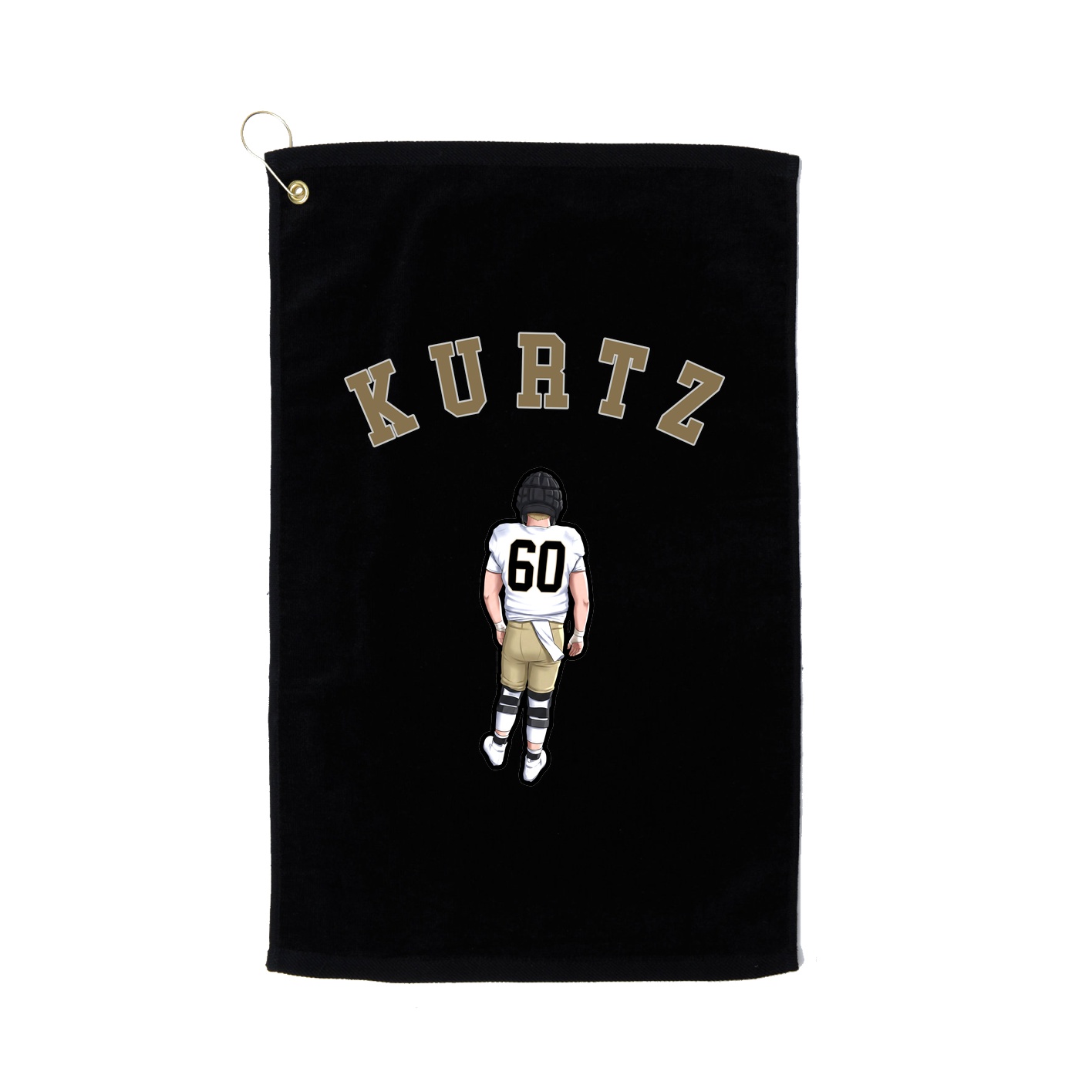 Golf Towel — Shirsey Arch in Black
