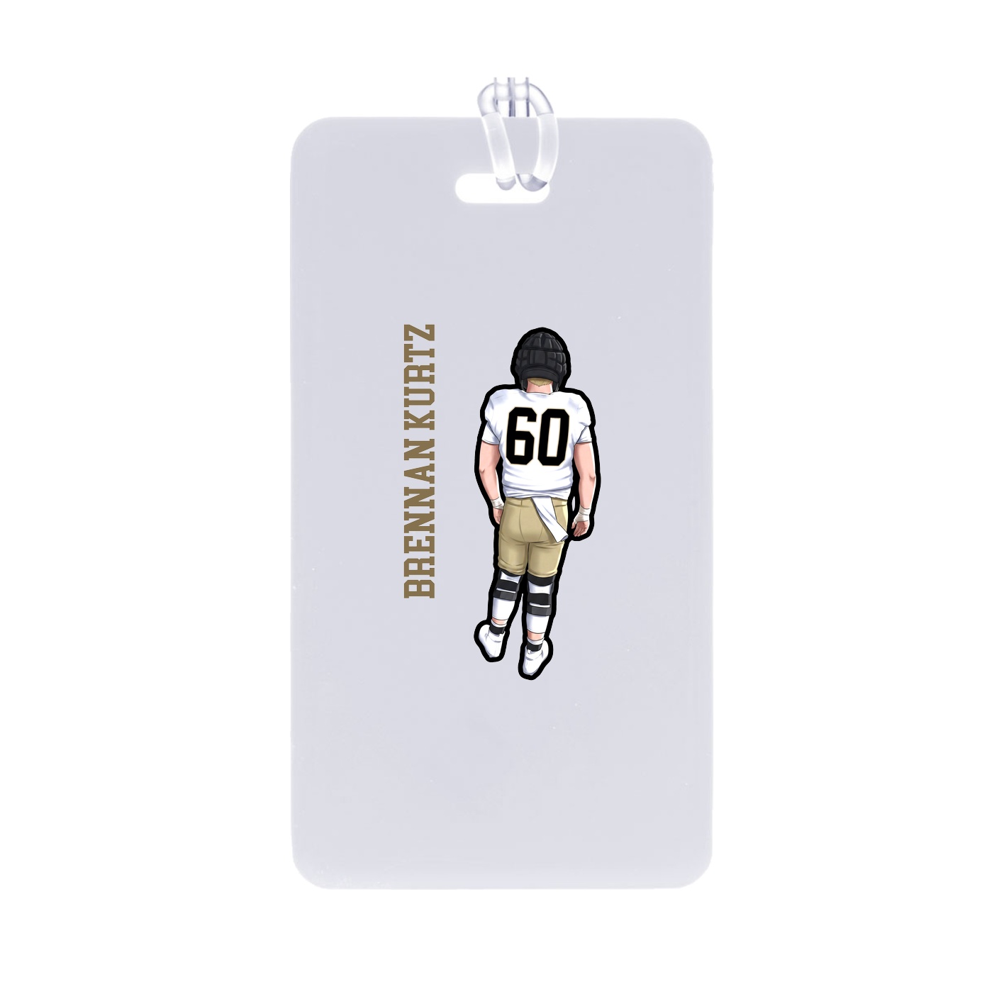 Bag Tag — Name Vertical in Classic