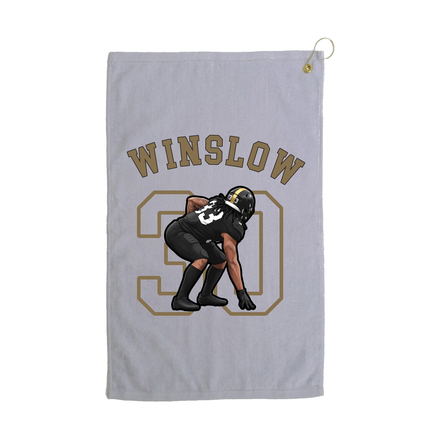 Golf Towel — Shirsey Arch in Grey