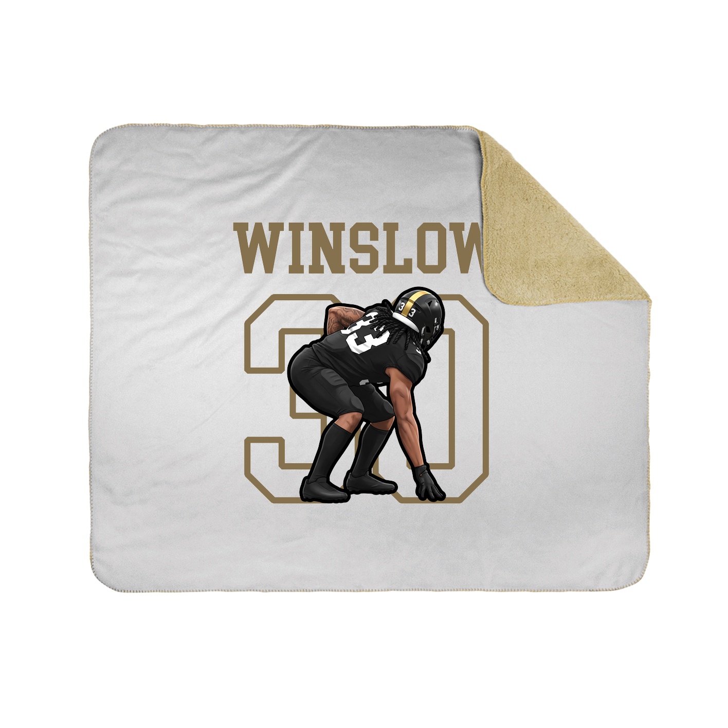 Throw Blanket — Shirsey in White