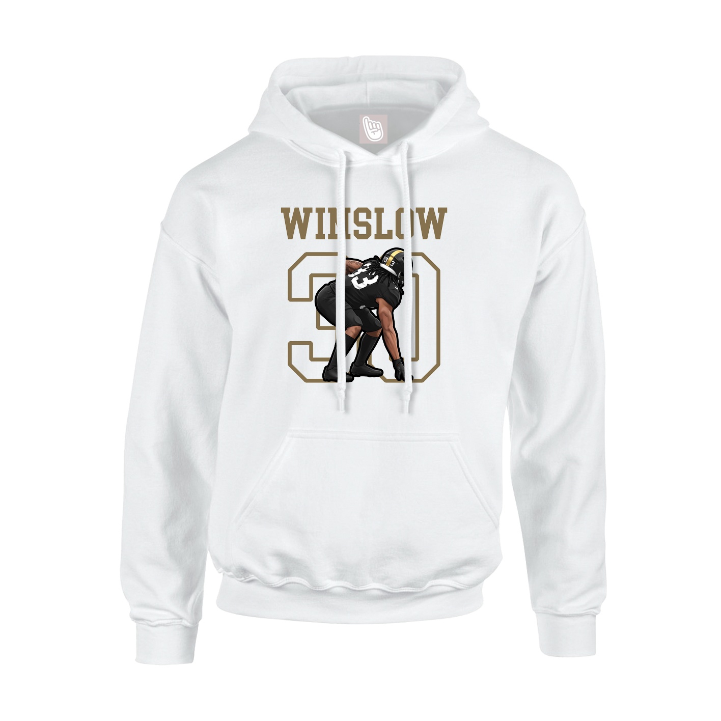 Hoodie — Shirsey in White