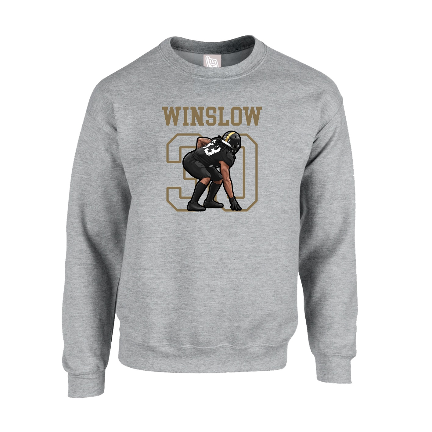 Fleece Crew — Shirsey in Grey
