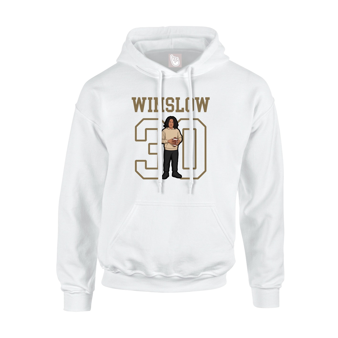 Youth Hoodie — Shirsey in White