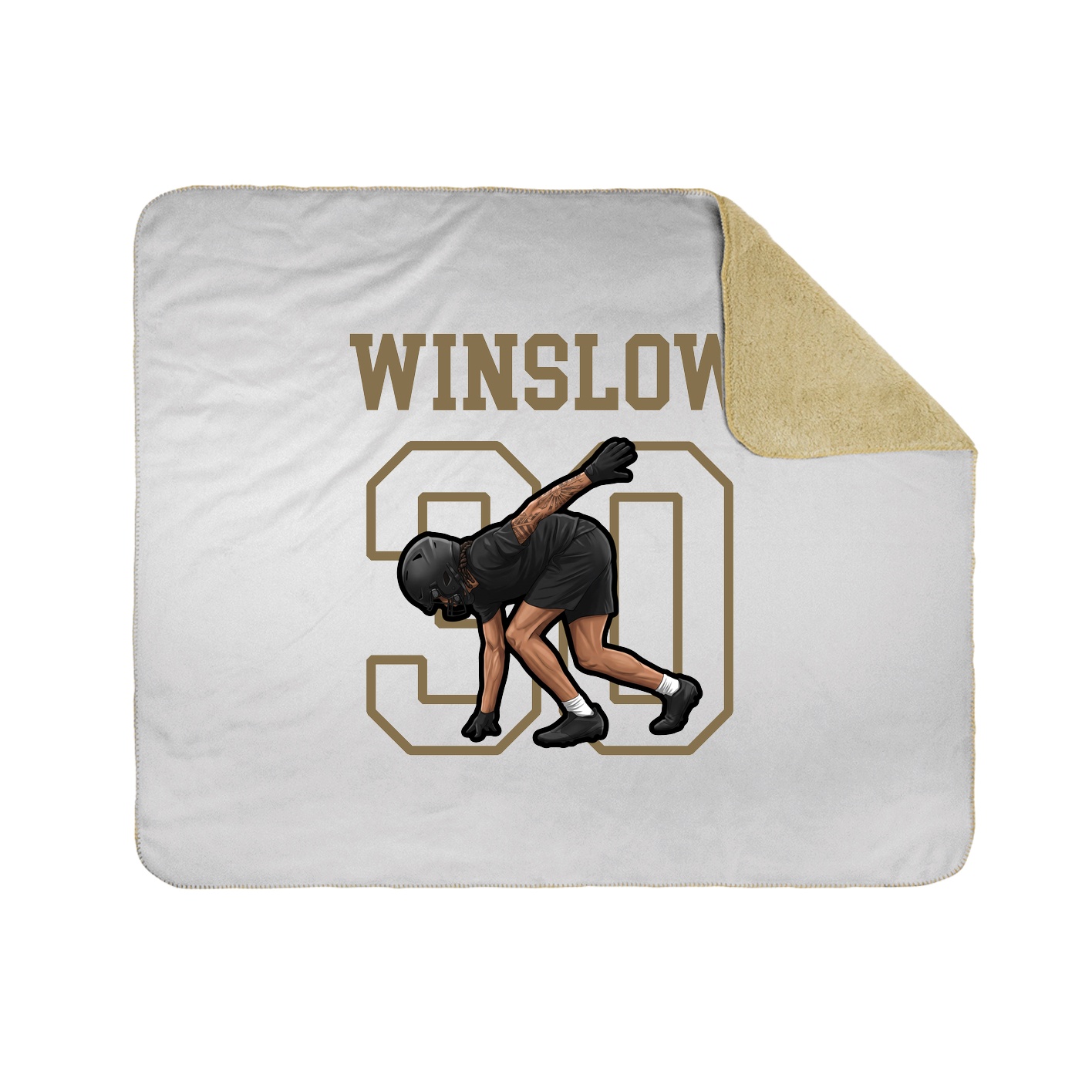 Throw Blanket — Shirsey in White