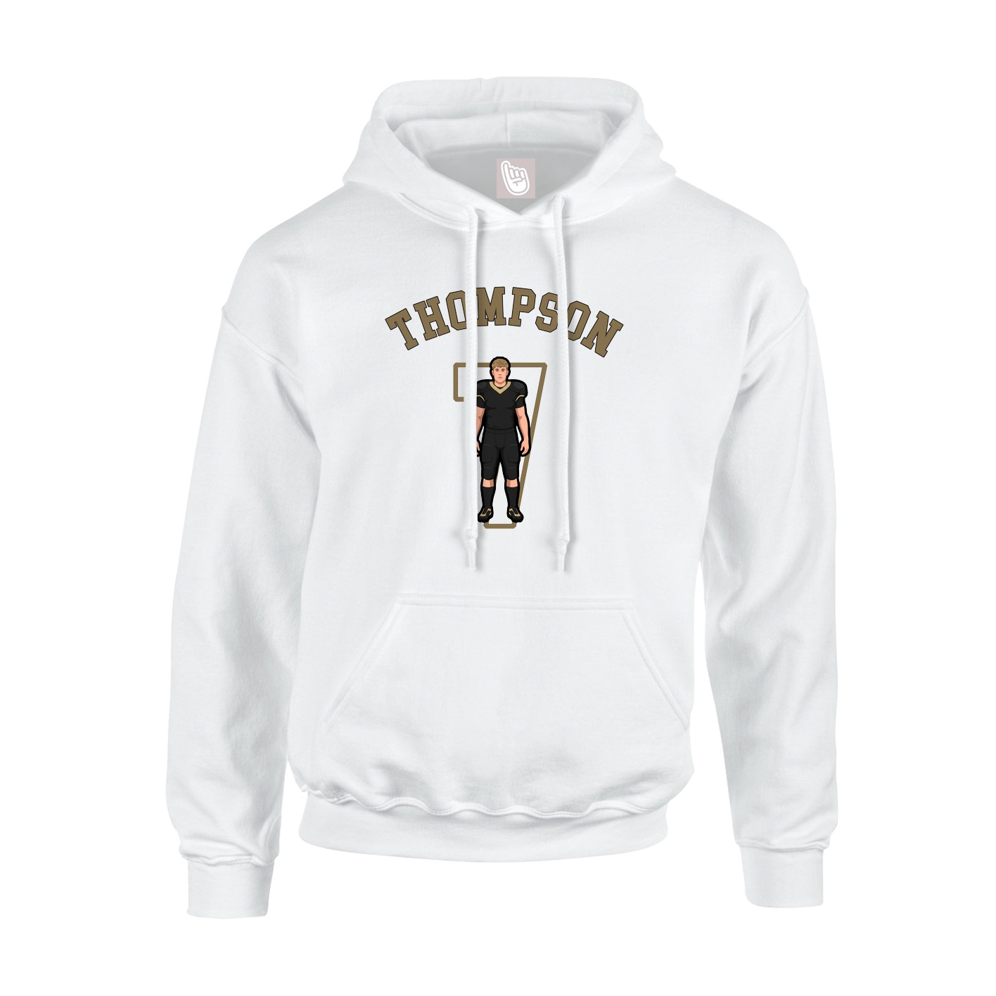 Hoodie — Shirsey Arch in White