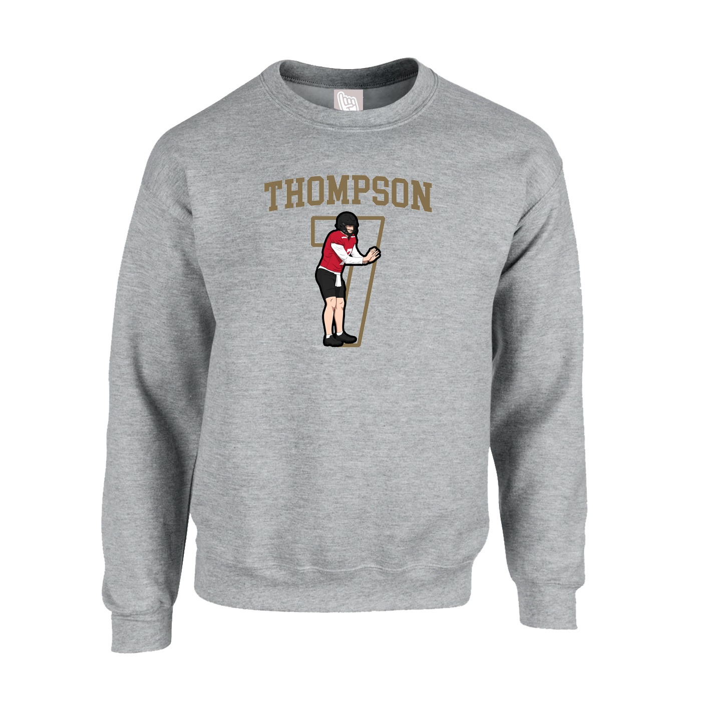 Fleece Crew — Shirsey in Grey