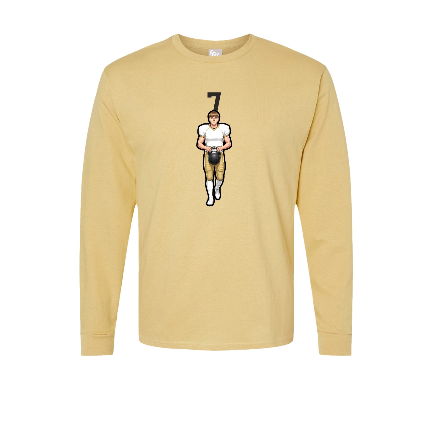 Long Sleeve Tee — Number Top in Vegas Gold