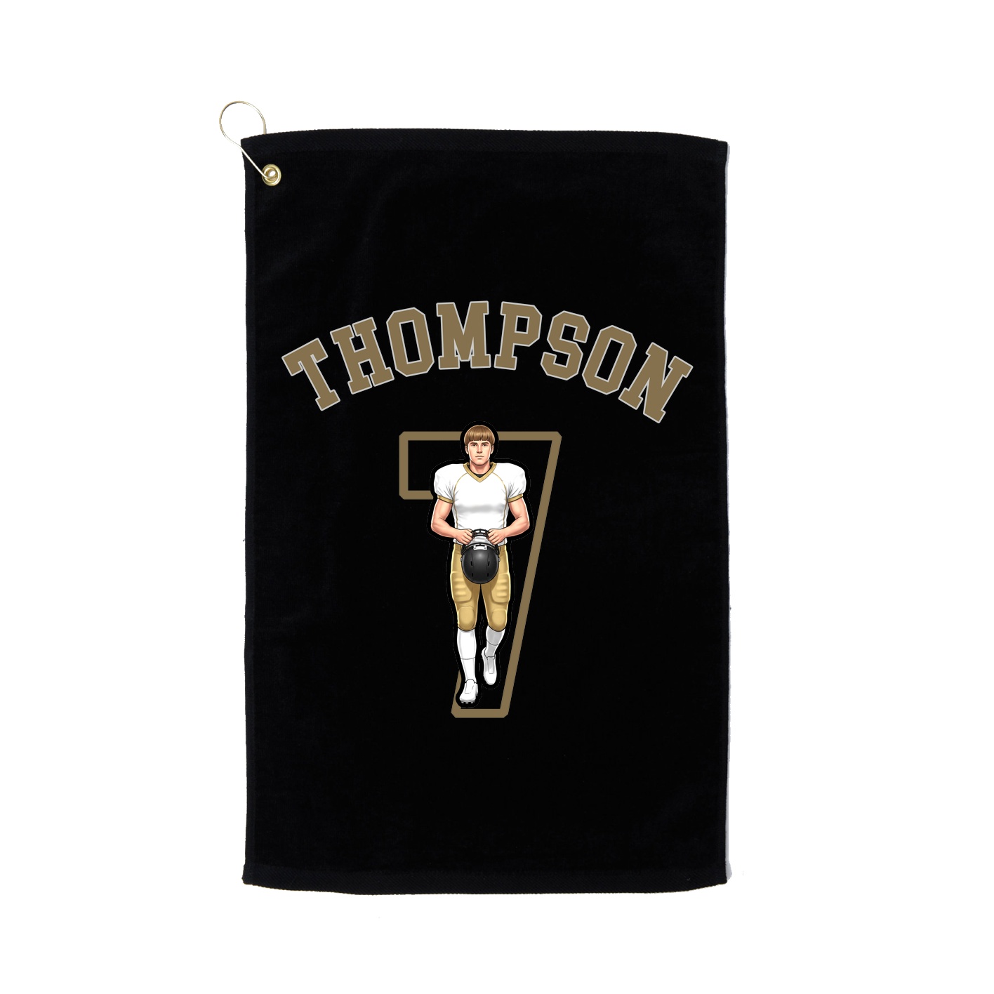 Golf Towel — Shirsey Arch in Black