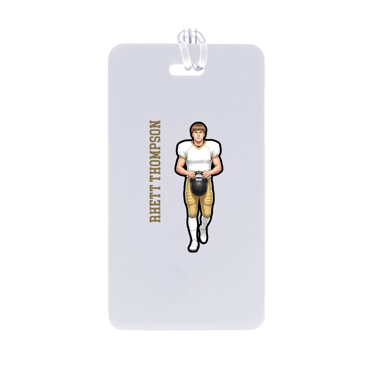 Bag Tag — Name Vertical in Classic