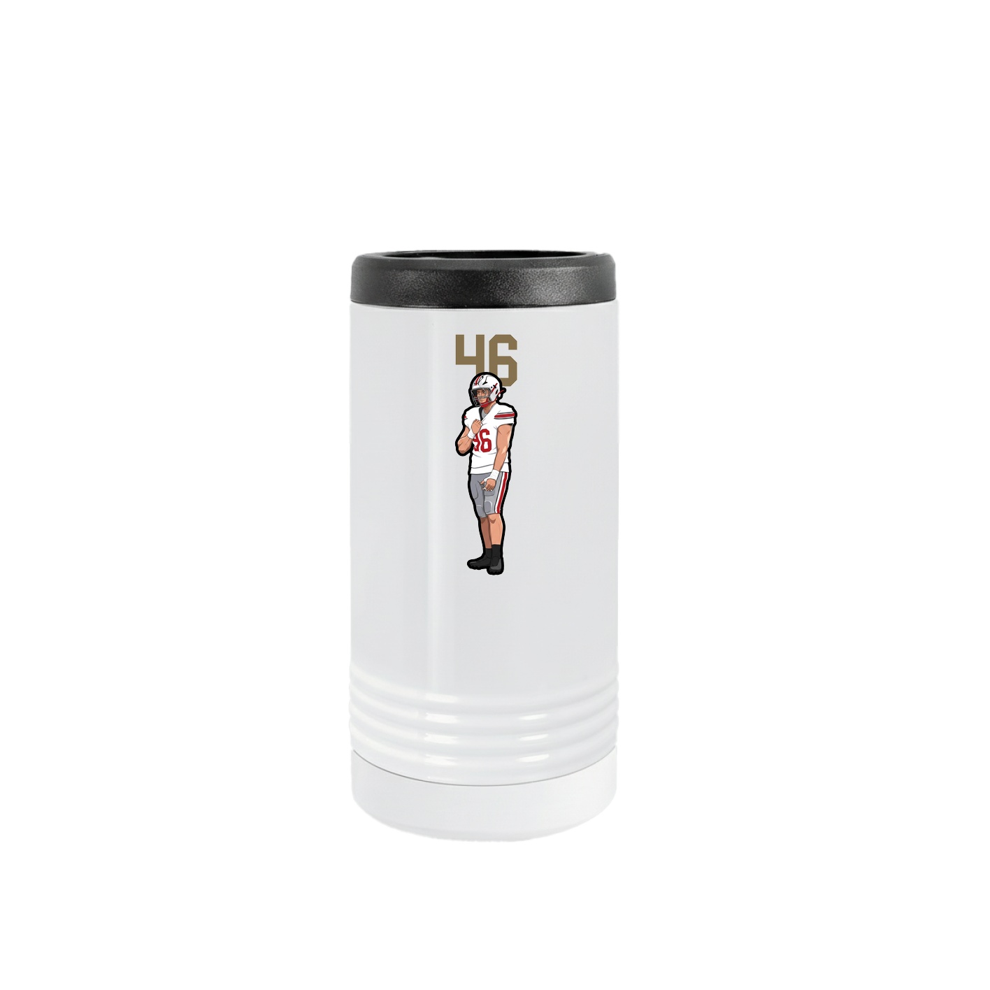 Slim Beverage Holder — Number Top in White