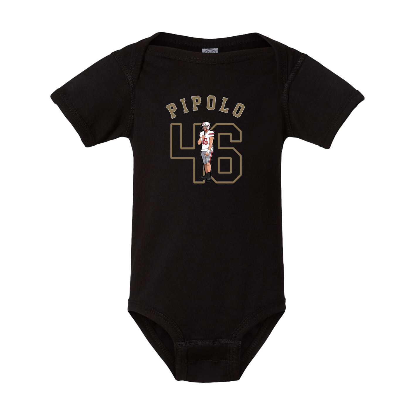 Baby Onesie — Shirsey Arch in Black