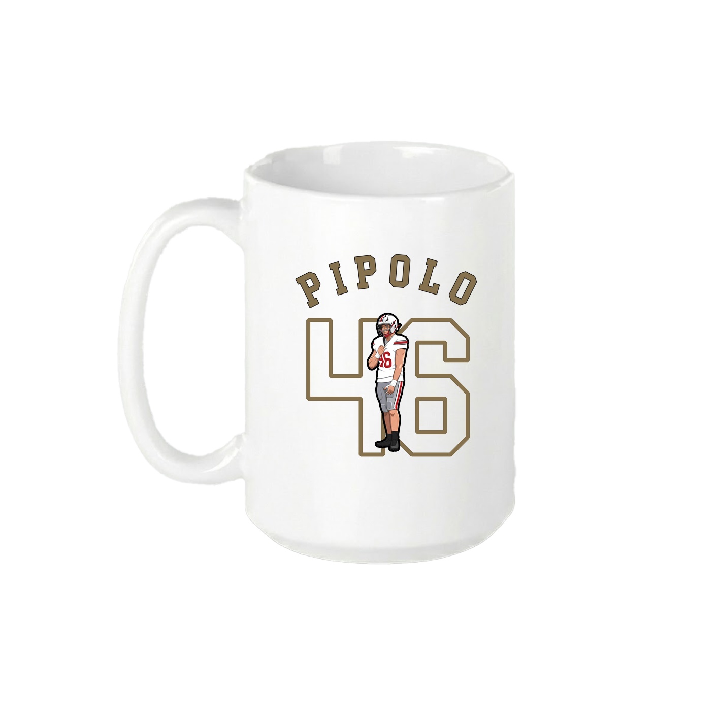 15oz Coffee Mug — Shirsey Arch in White