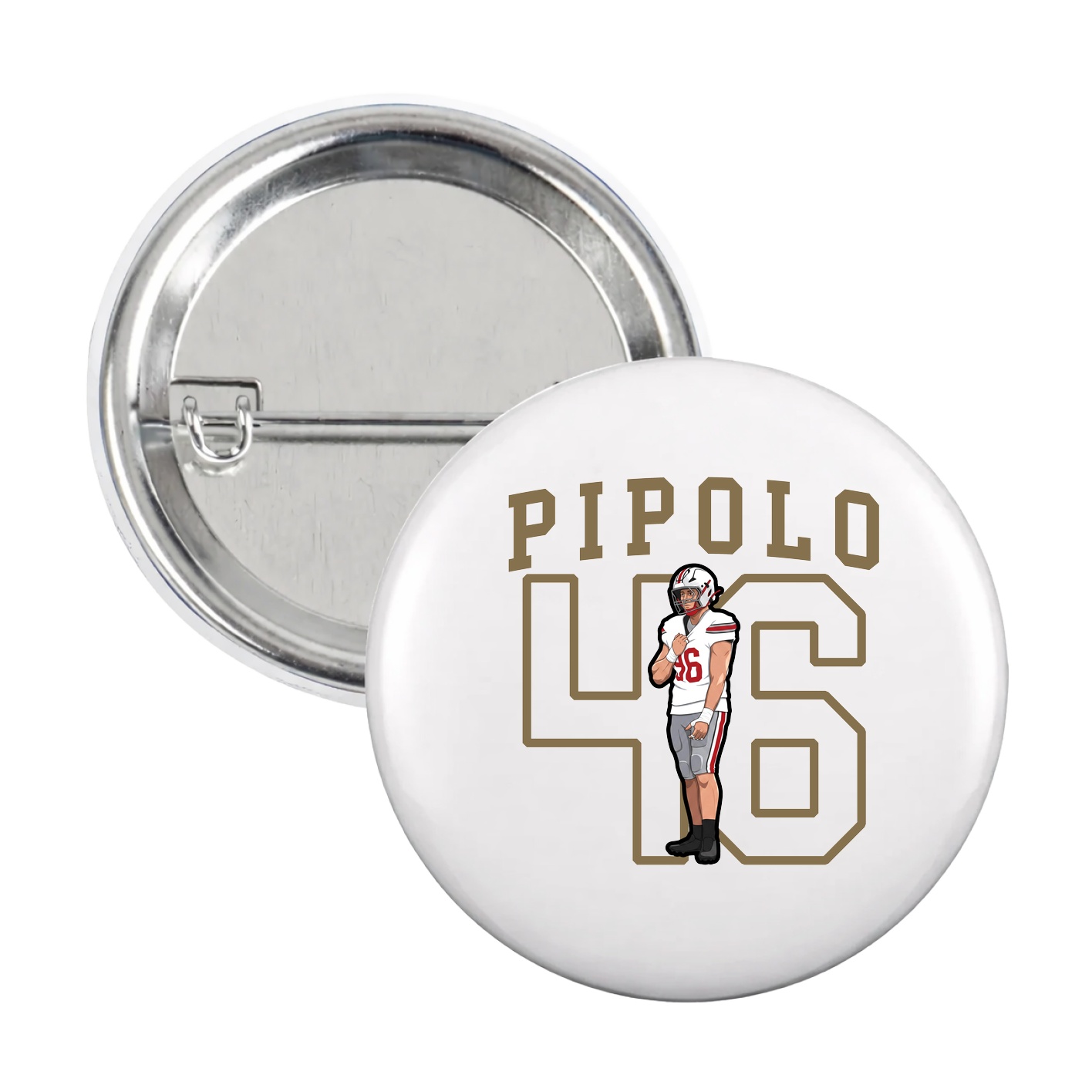 Game Day Button — Shirsey in White