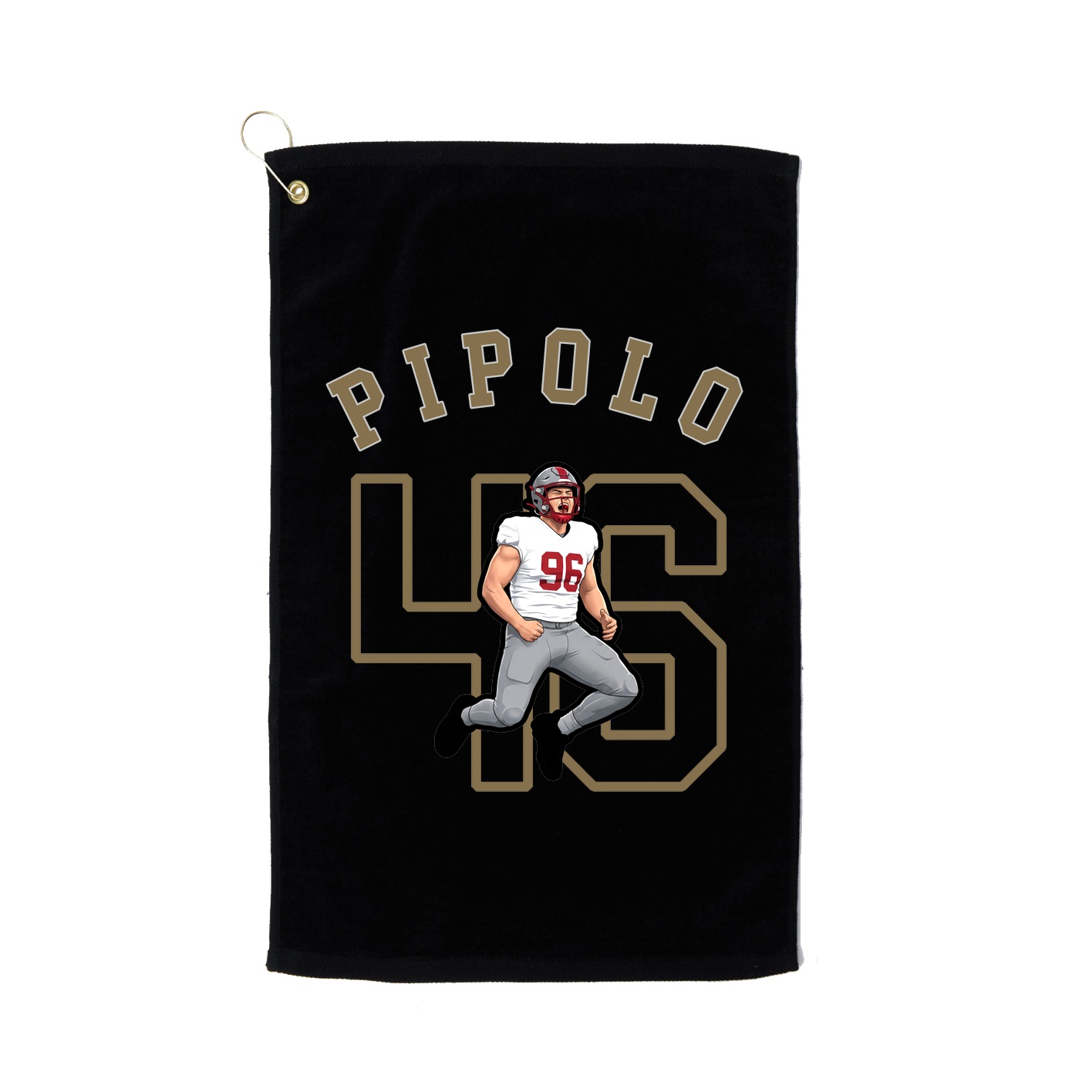 Golf Towel — Shirsey Arch in Black
