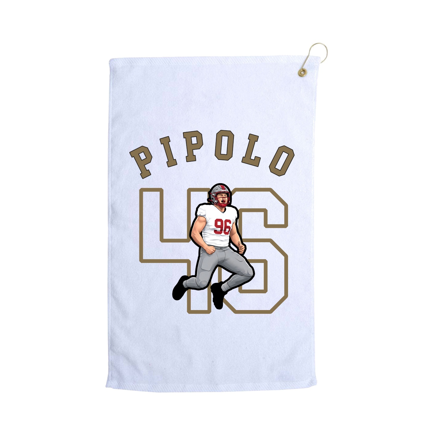 Golf Towel — Shirsey Arch in White