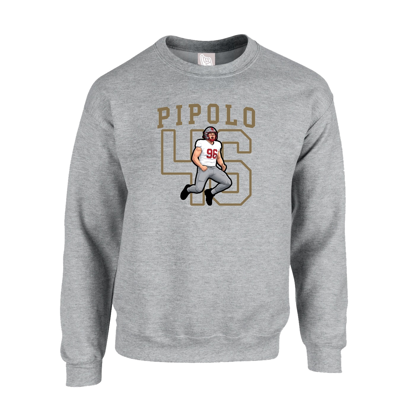 Fleece Crew — Shirsey in Grey