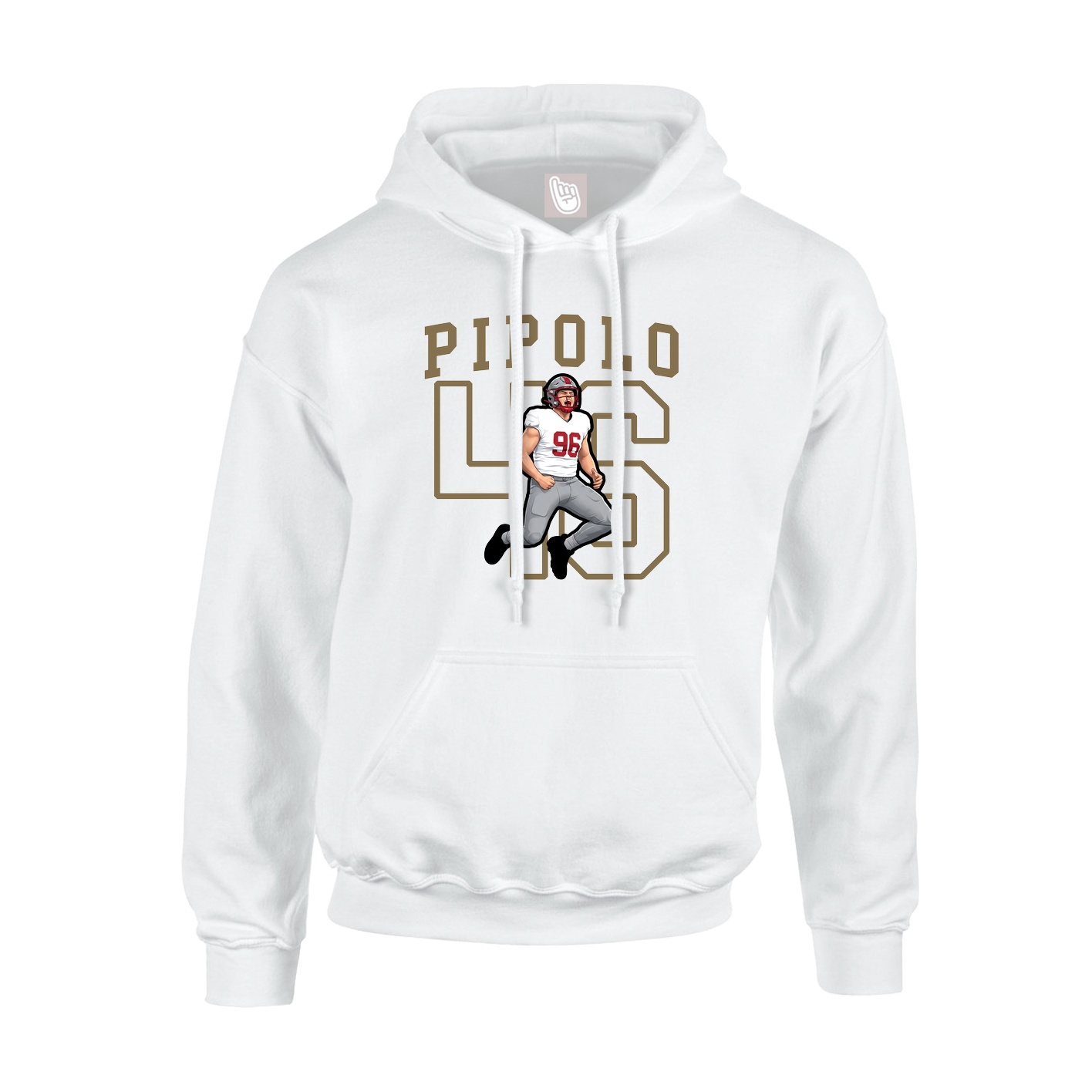 Youth Hoodie — Shirsey in White