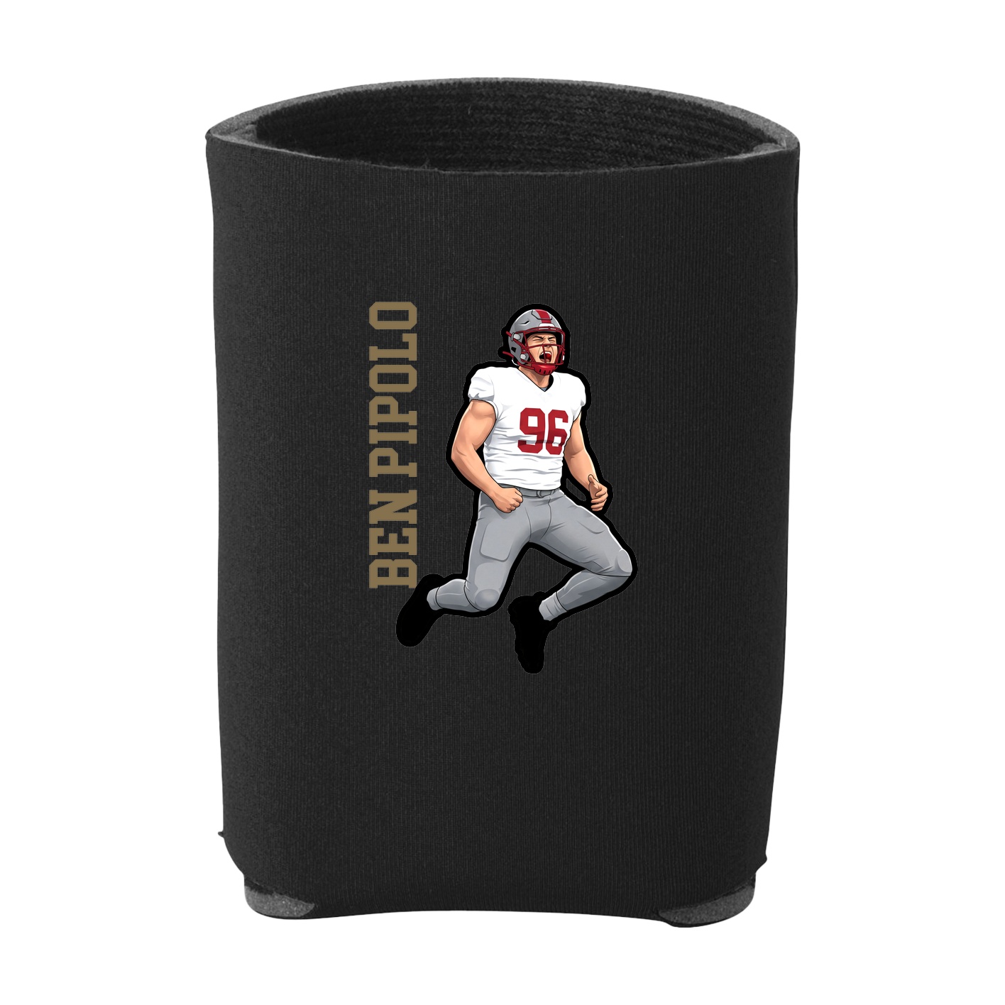 Can Holder — Name Vertical in Black