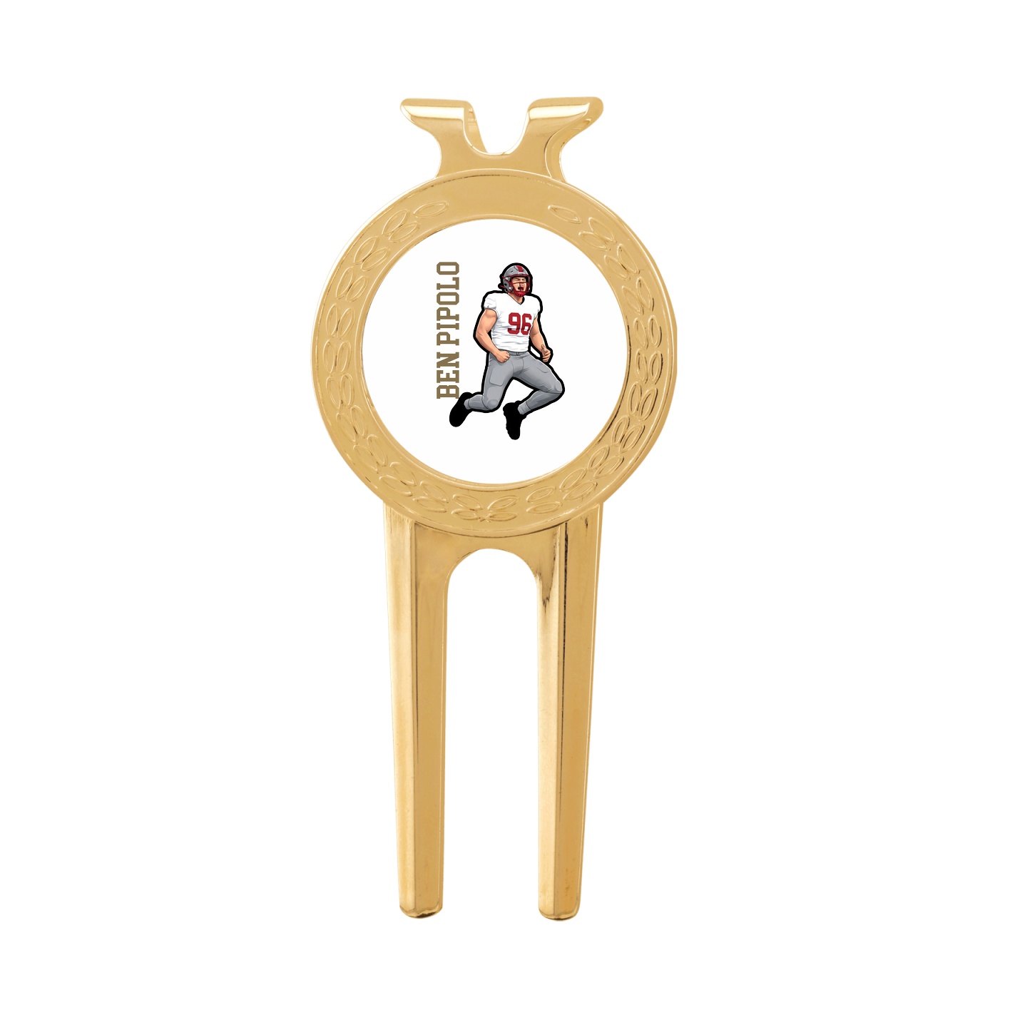 Divot Tool with Ball Marker — Name Vertical in Classic