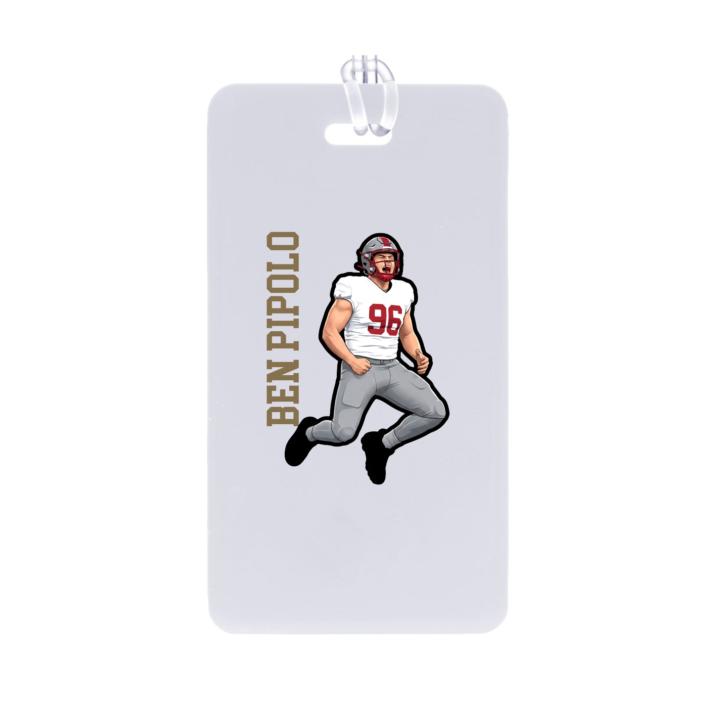 Bag Tag — Name Vertical in Classic