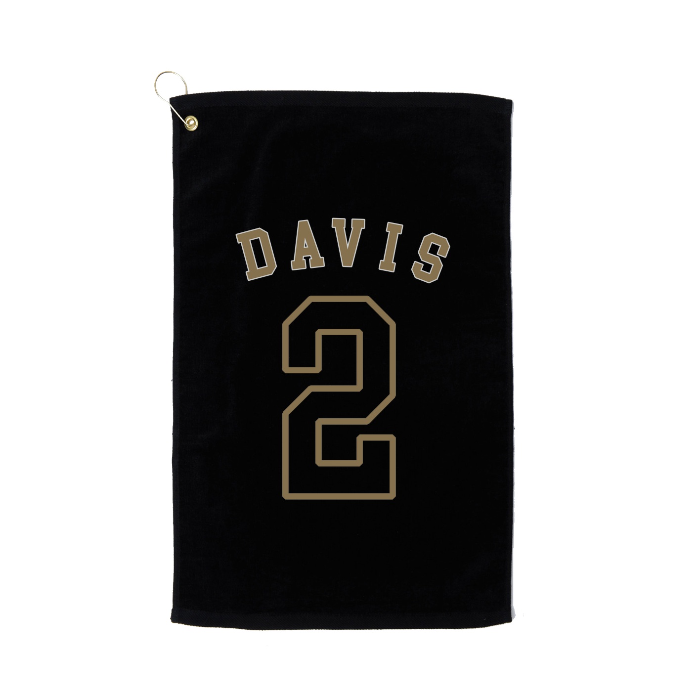 Golf Towel — Shirsey Arch in Black