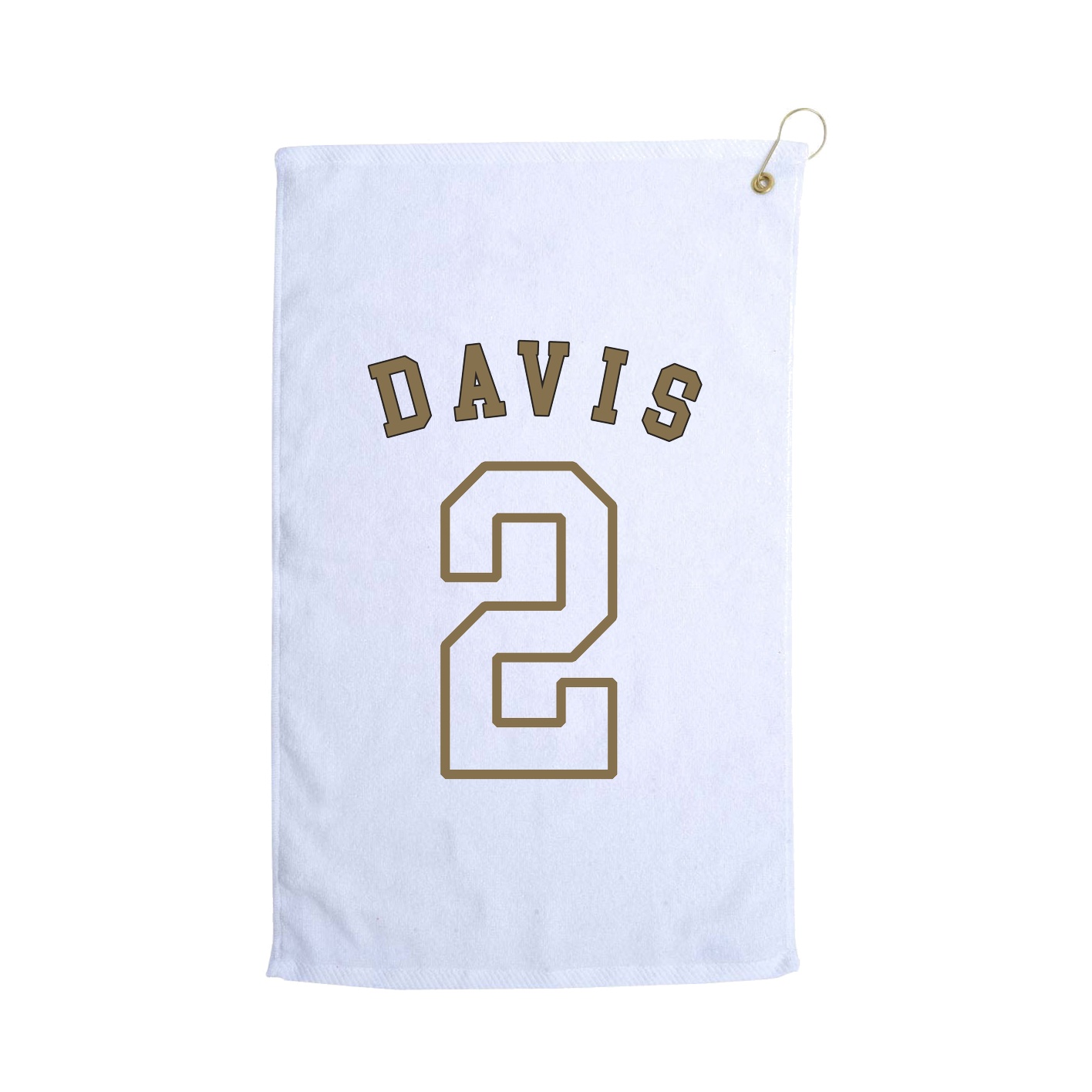 Golf Towel — Shirsey Arch in White