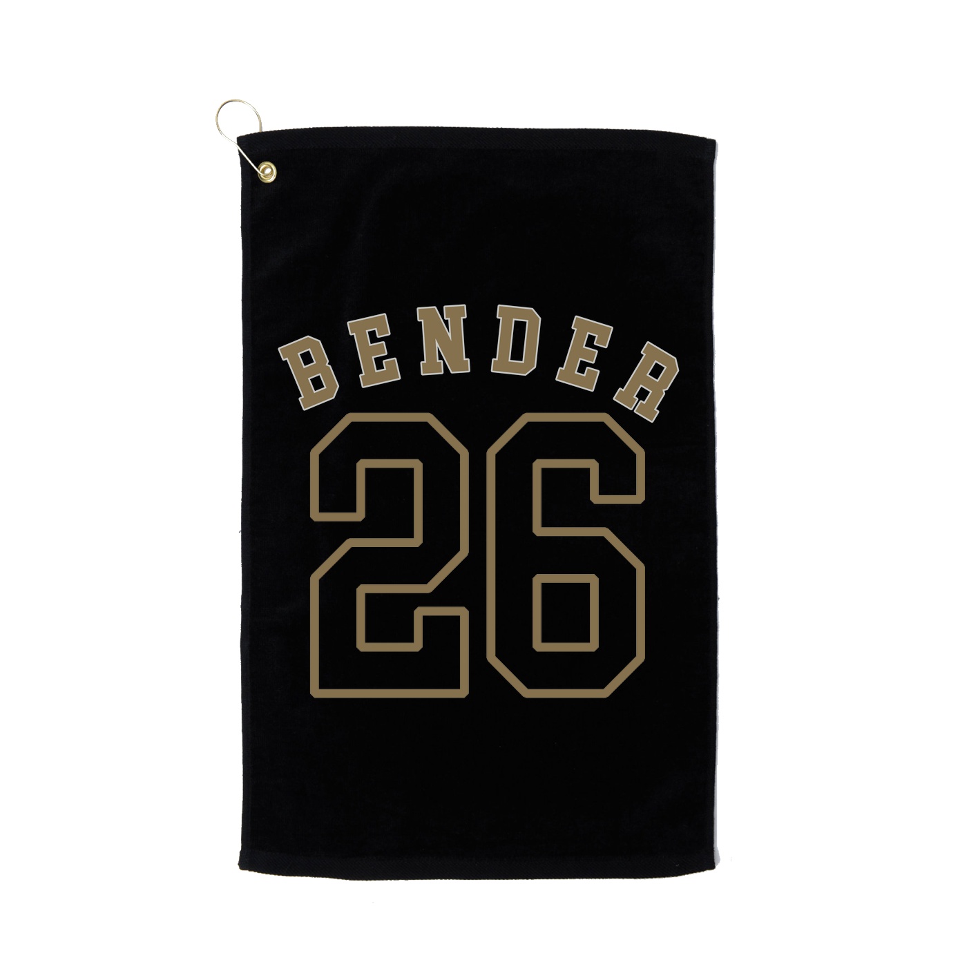 Golf Towel — Shirsey Arch in Black