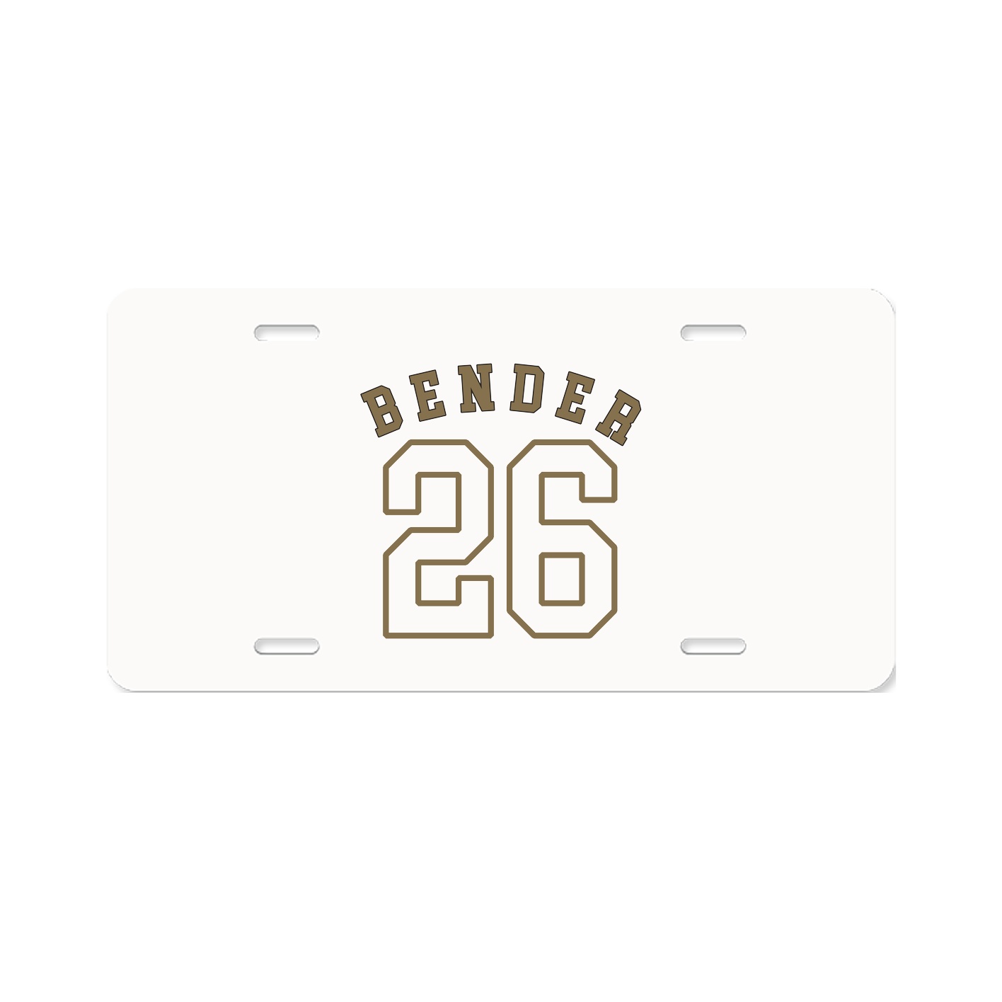 License Plate — Shirsey Arch in Classic