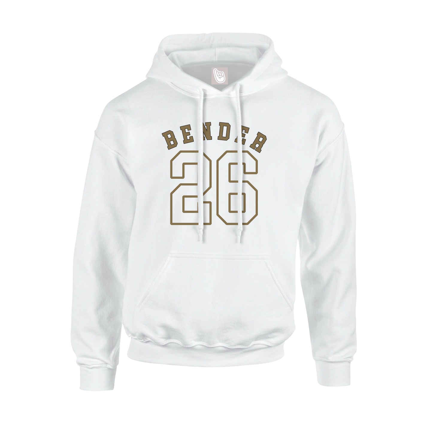 Hoodie — Shirsey Arch in White