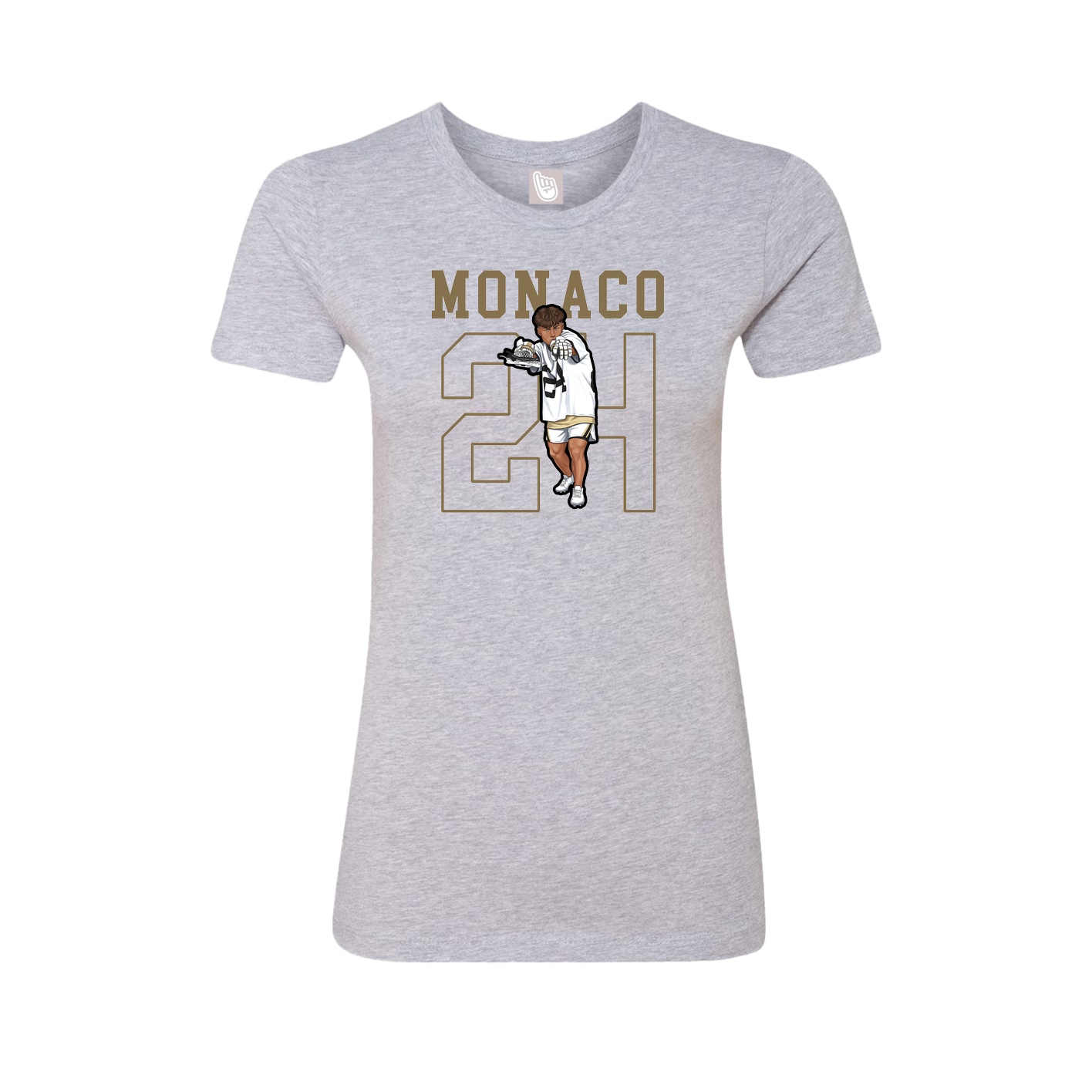 Fitted Women's Tee — Shirsey in Grey