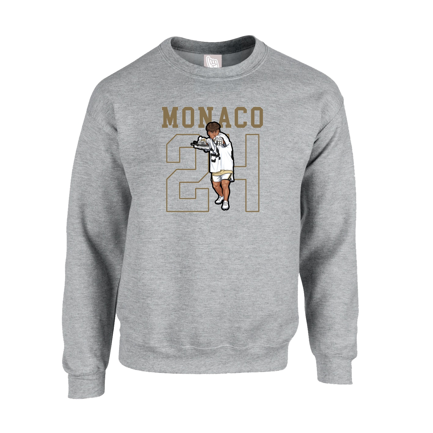 Fleece Crew — Shirsey in Grey