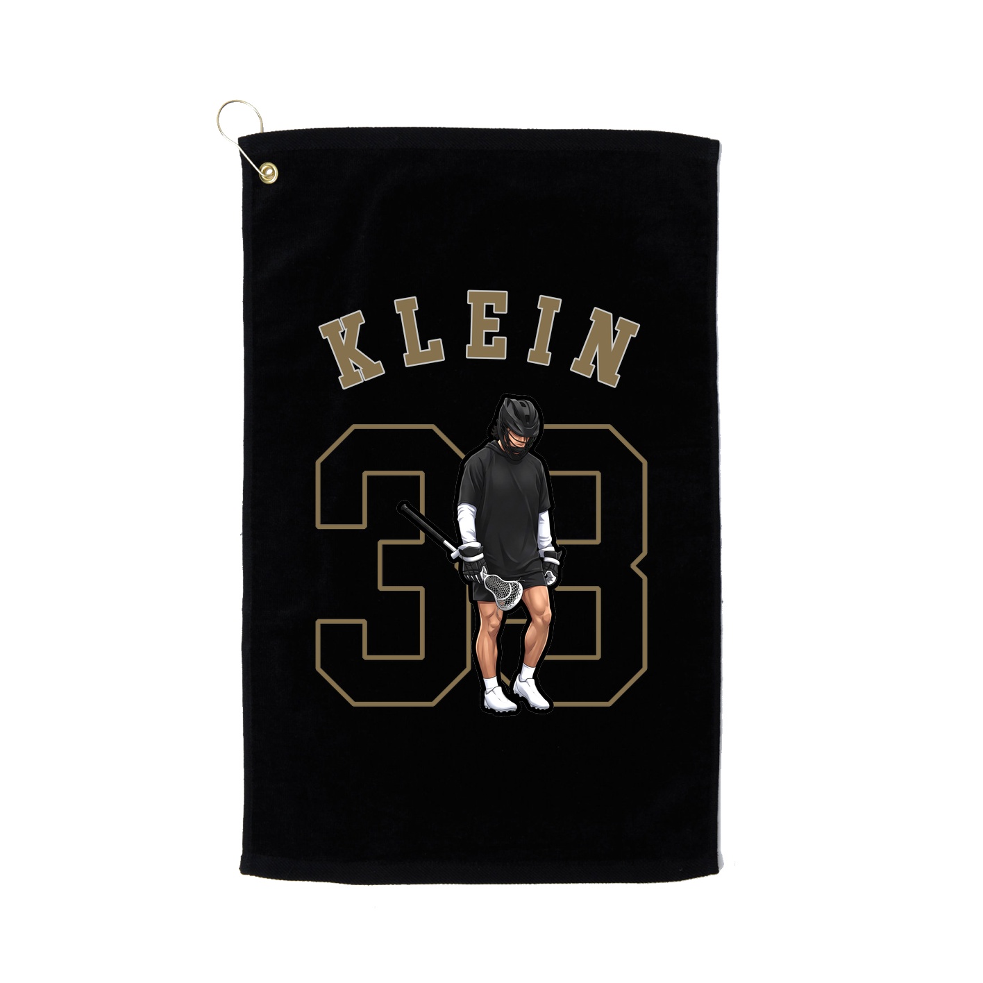 Golf Towel — Shirsey Arch in Black