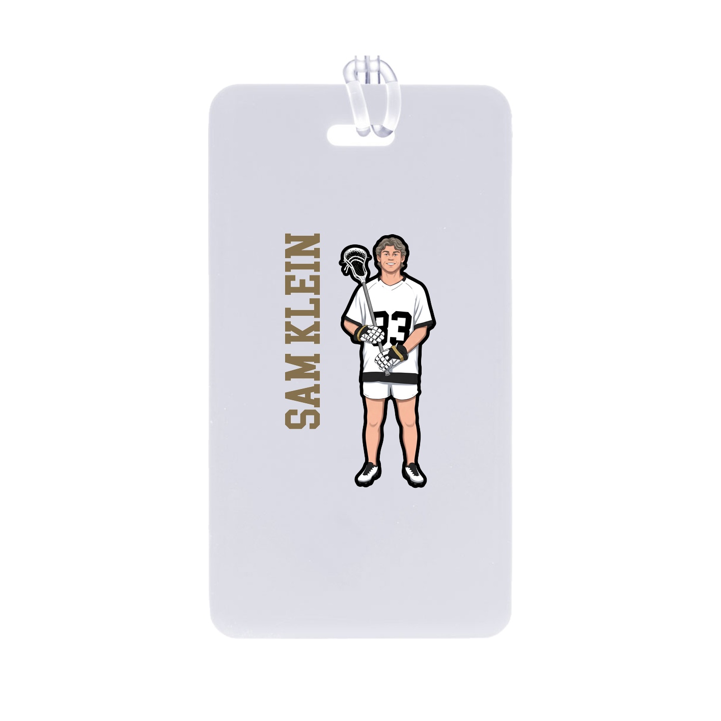 Bag Tag — Name Vertical in Classic