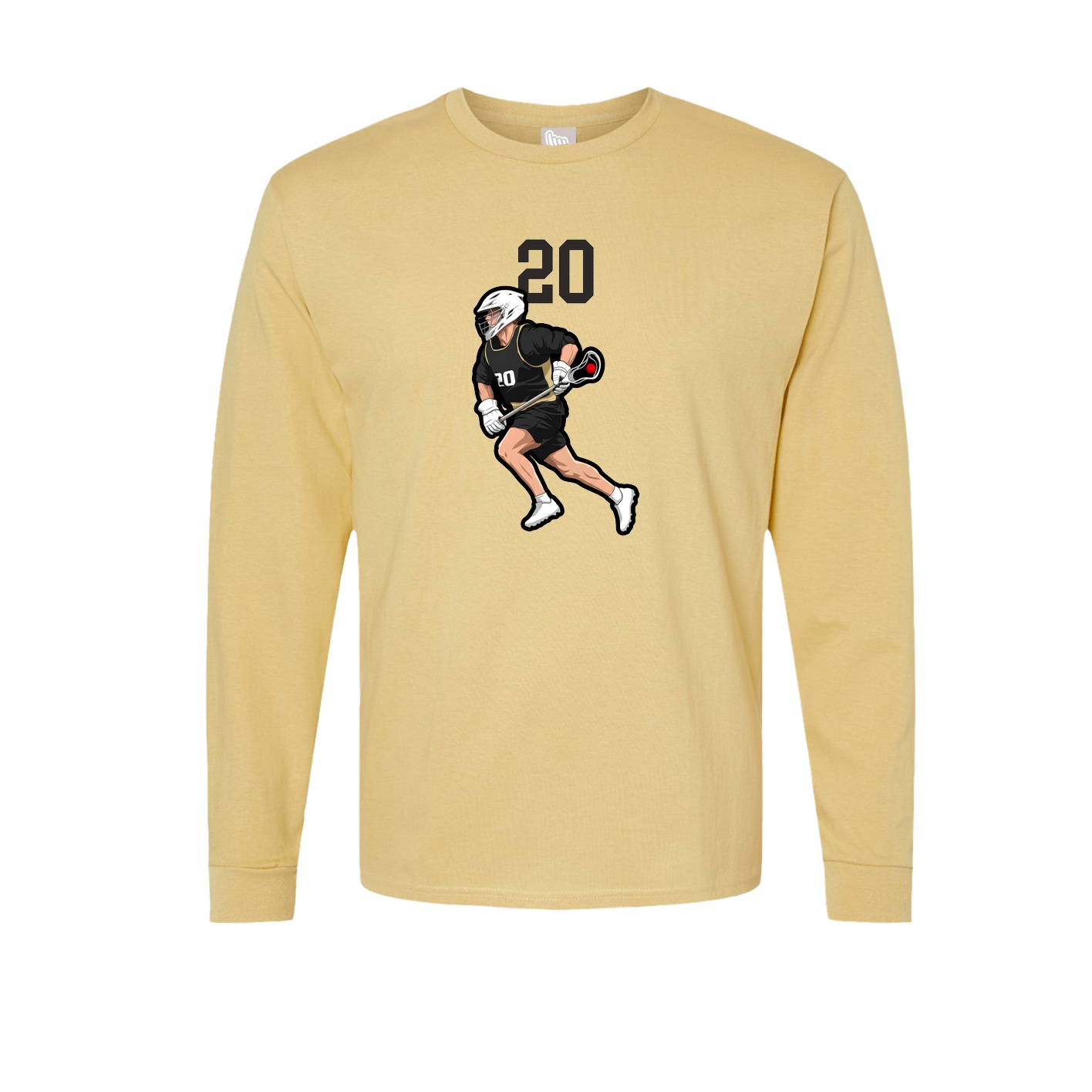 Long Sleeve Tee — Number Top in Vegas Gold