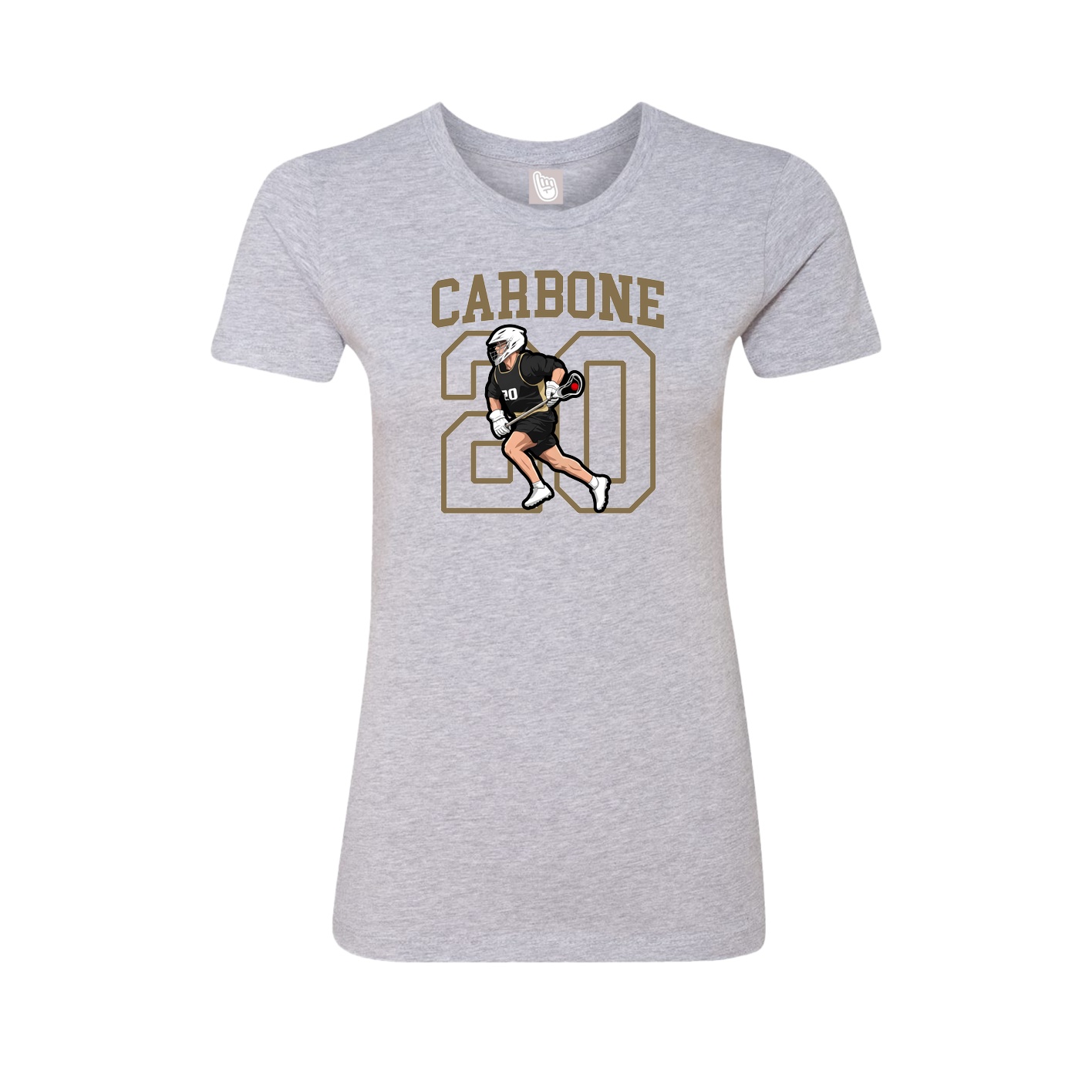 Fitted Women's Tee — Shirsey in Grey