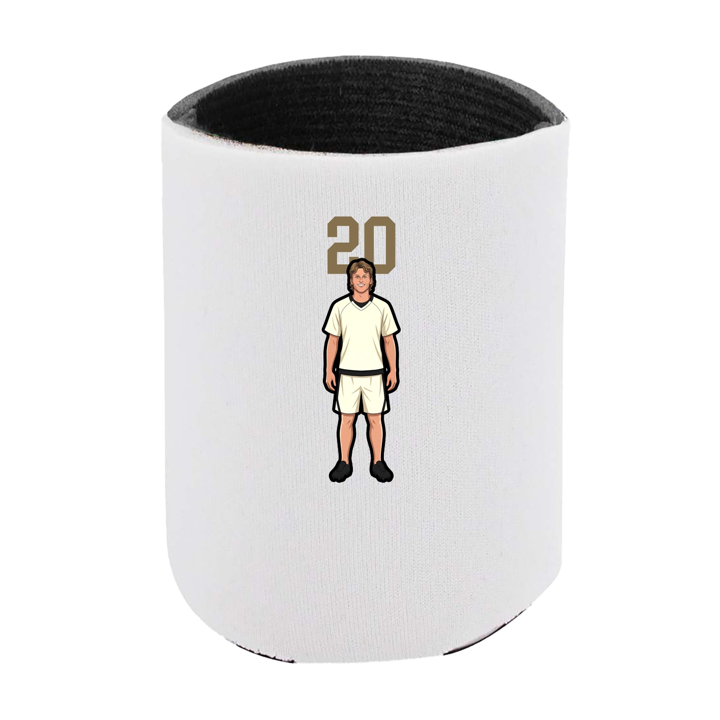 Can Holder — Number Top in White