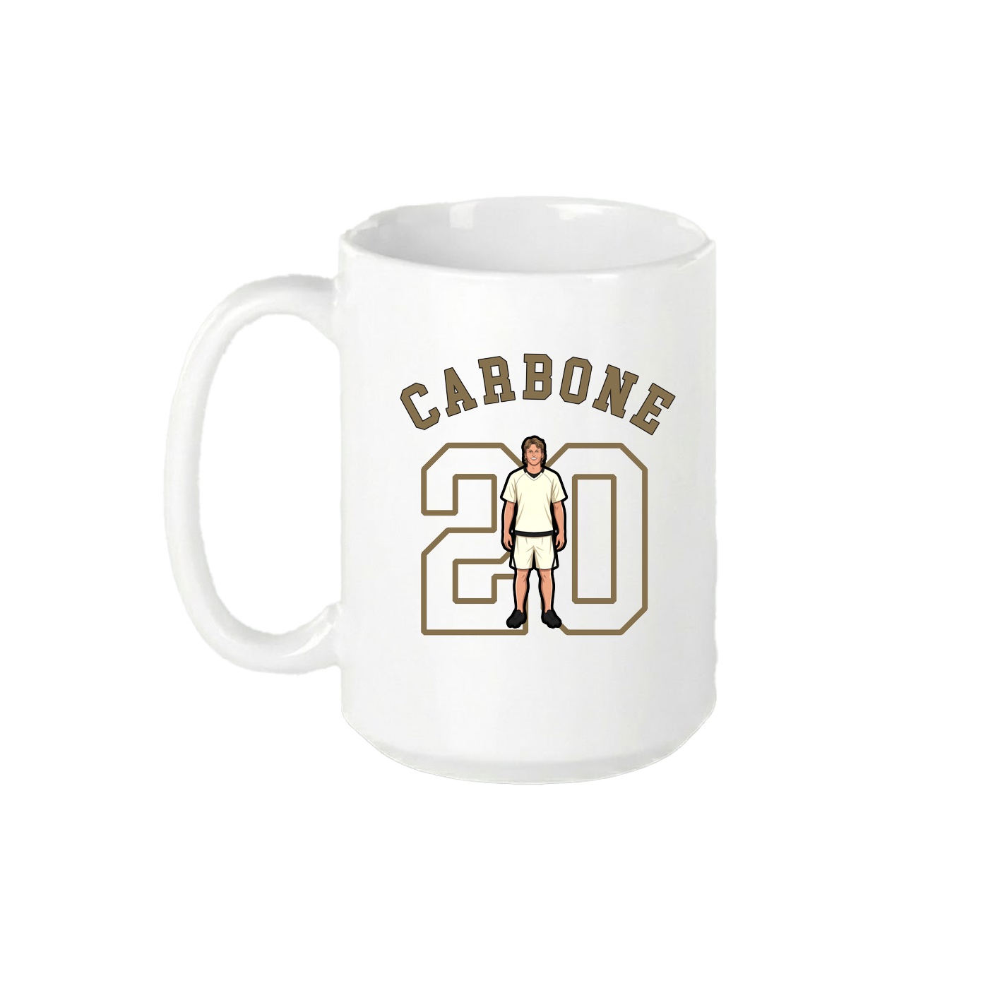 15oz Coffee Mug — Shirsey Arch in White