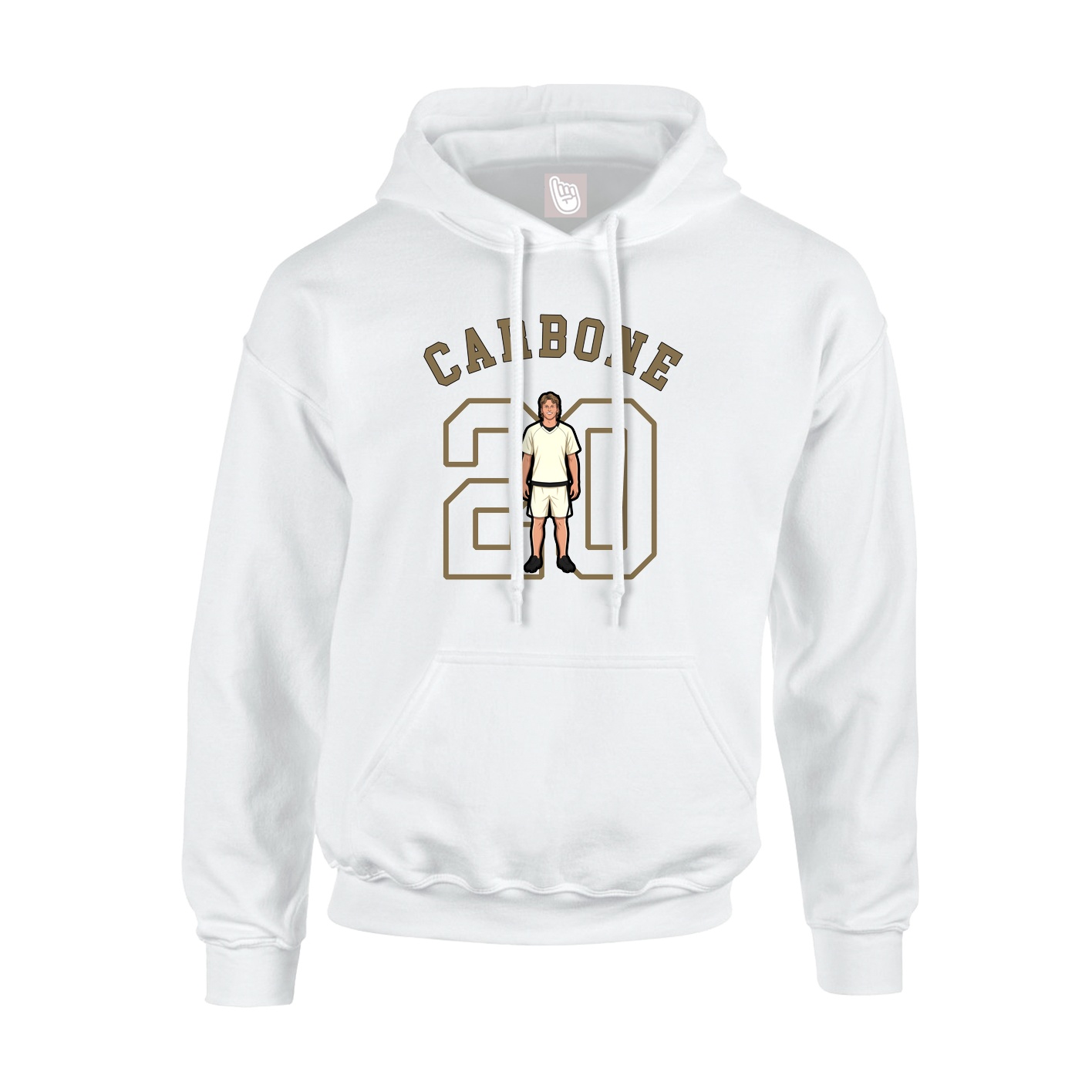 Youth Hoodie — Shirsey Arch in White