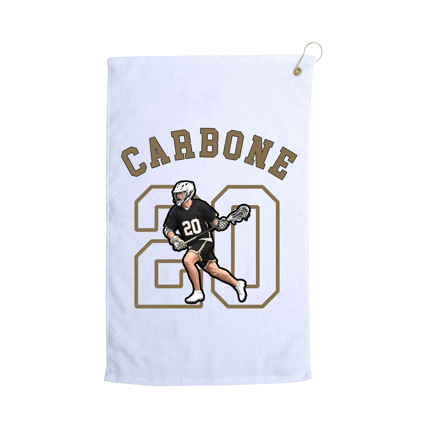 Golf Towel — Shirsey Arch in White