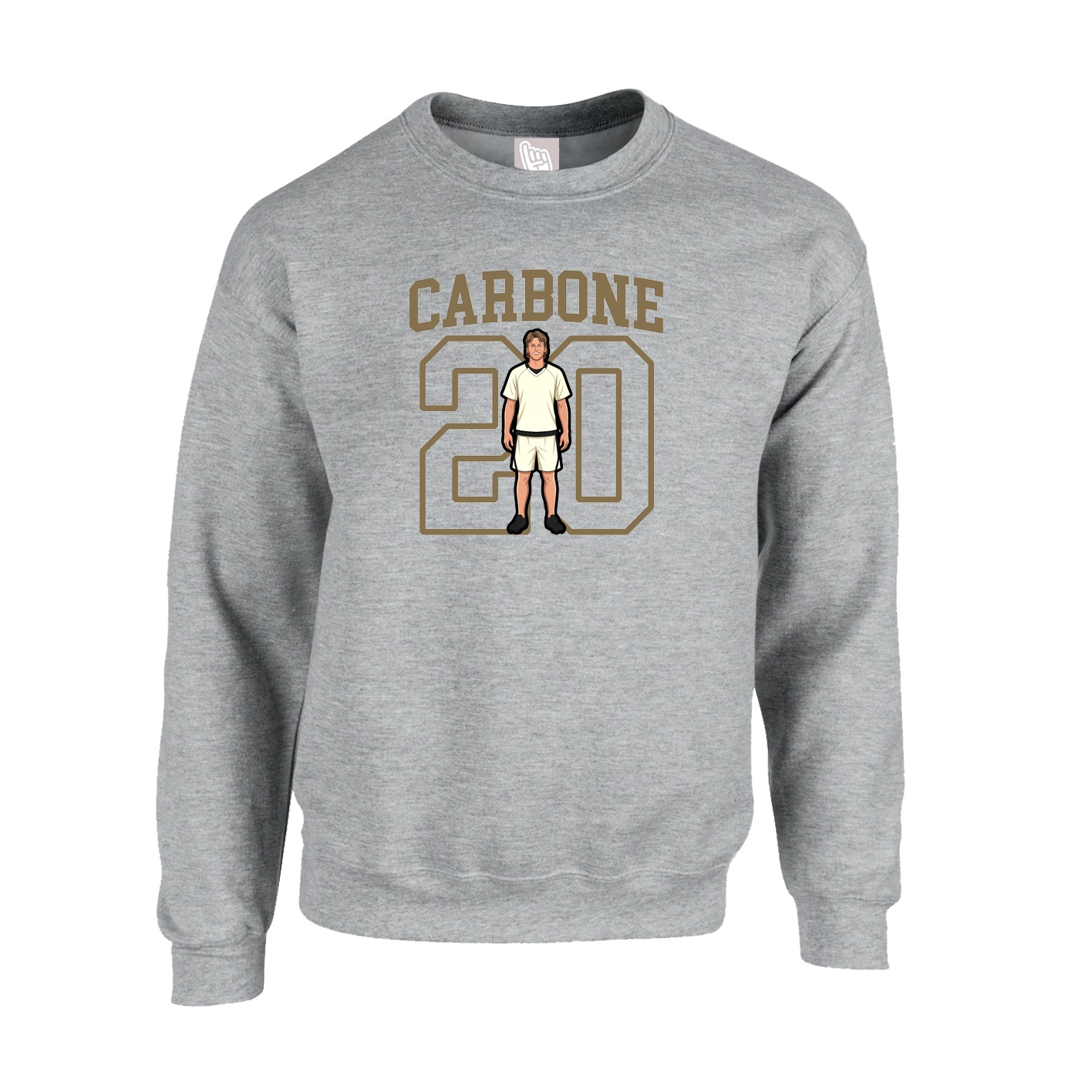 Fleece Crew — Shirsey in Grey